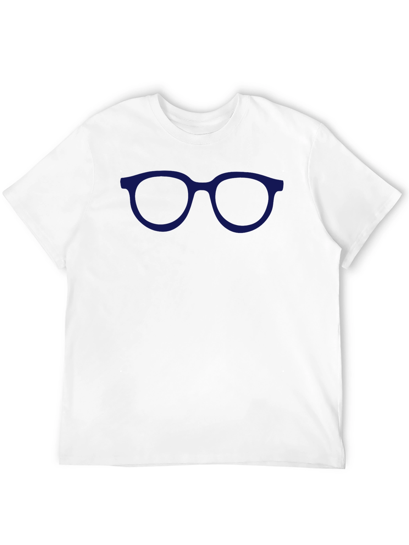Blue Glasses Graphic Tee - Classic Style