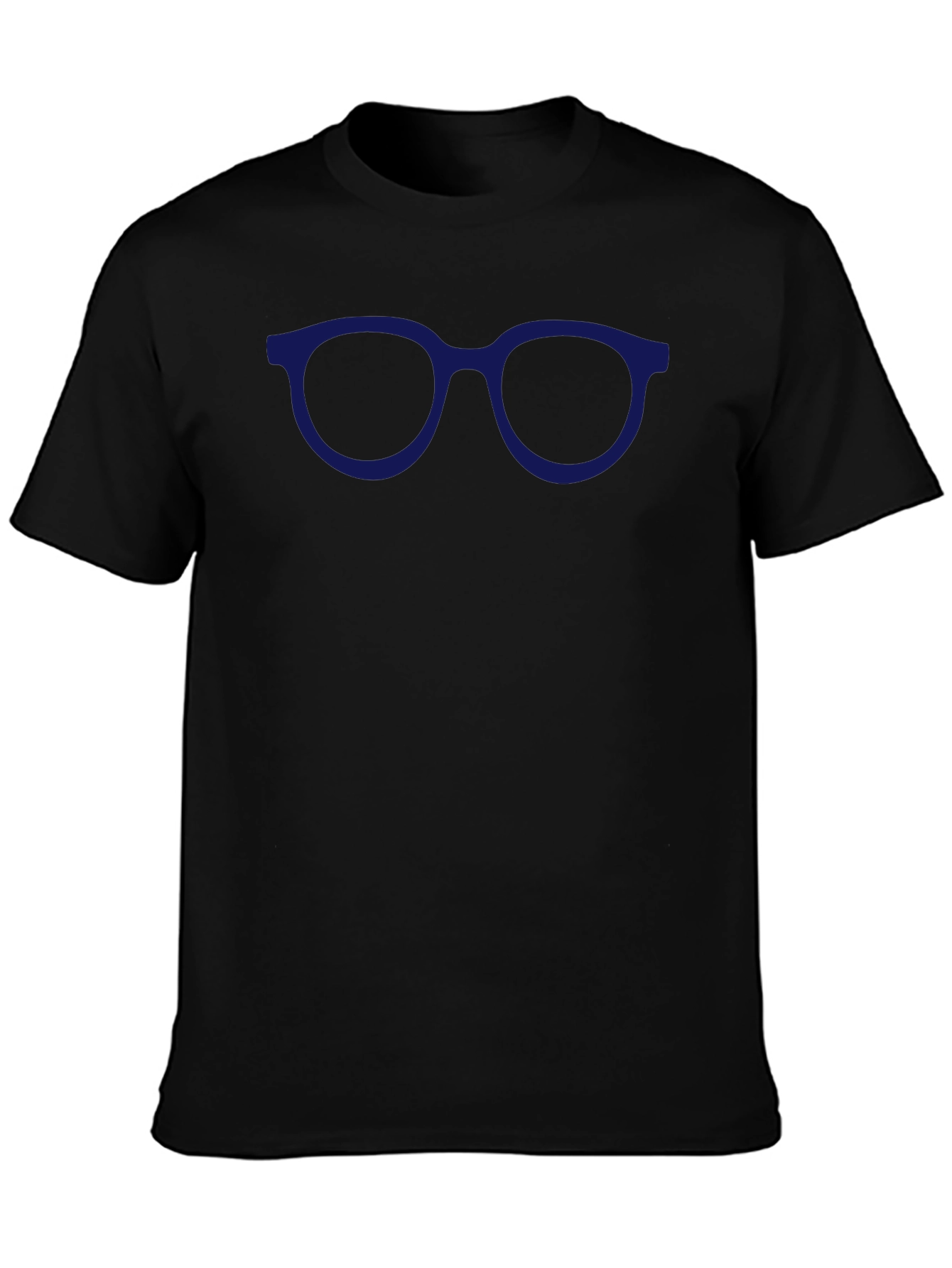 Blue Glasses Graphic Tee - Classic Style