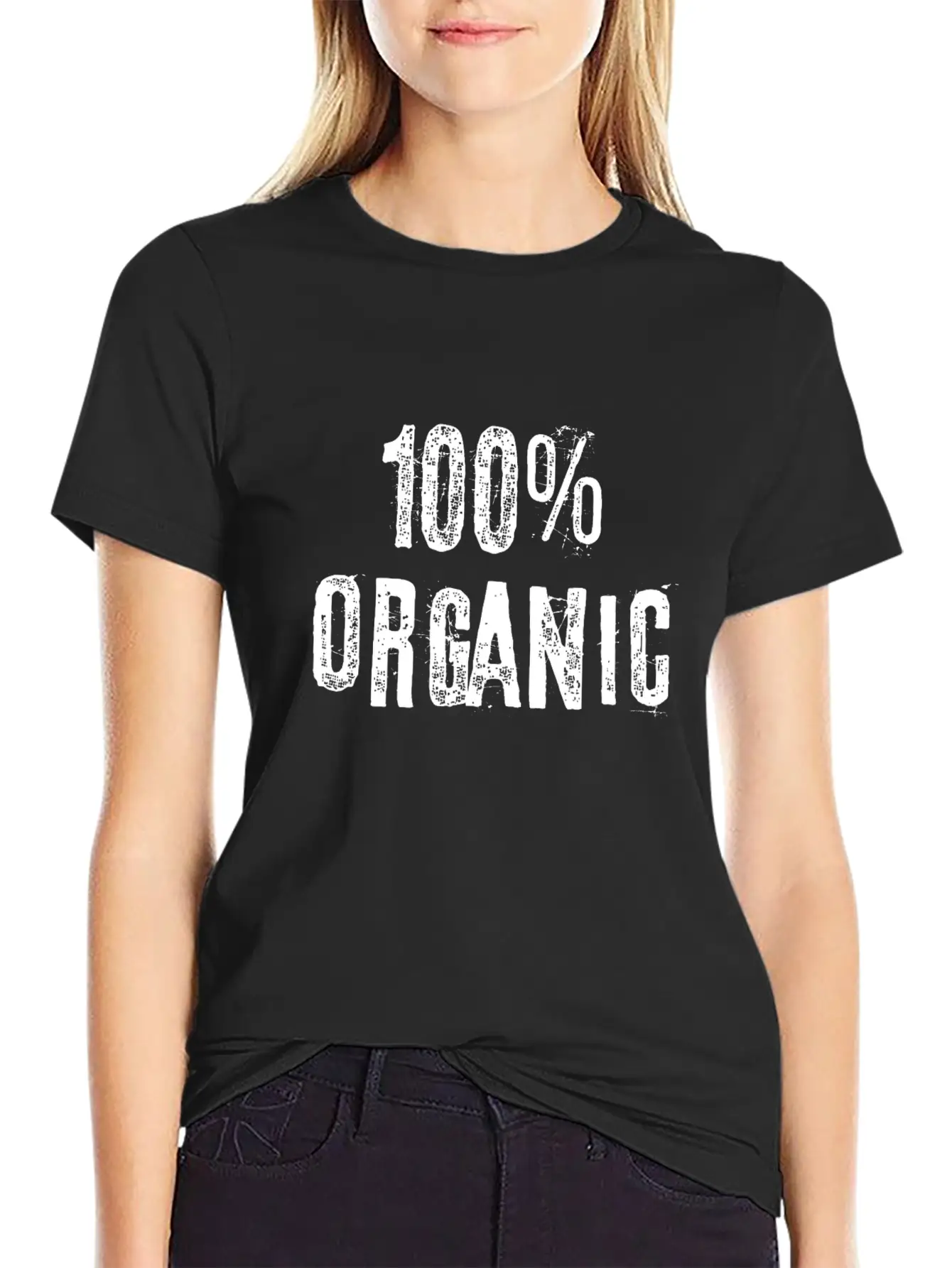 100 Percent Organic Basic Graphic T-Shirt – Daily Comfort In Soft Cotton