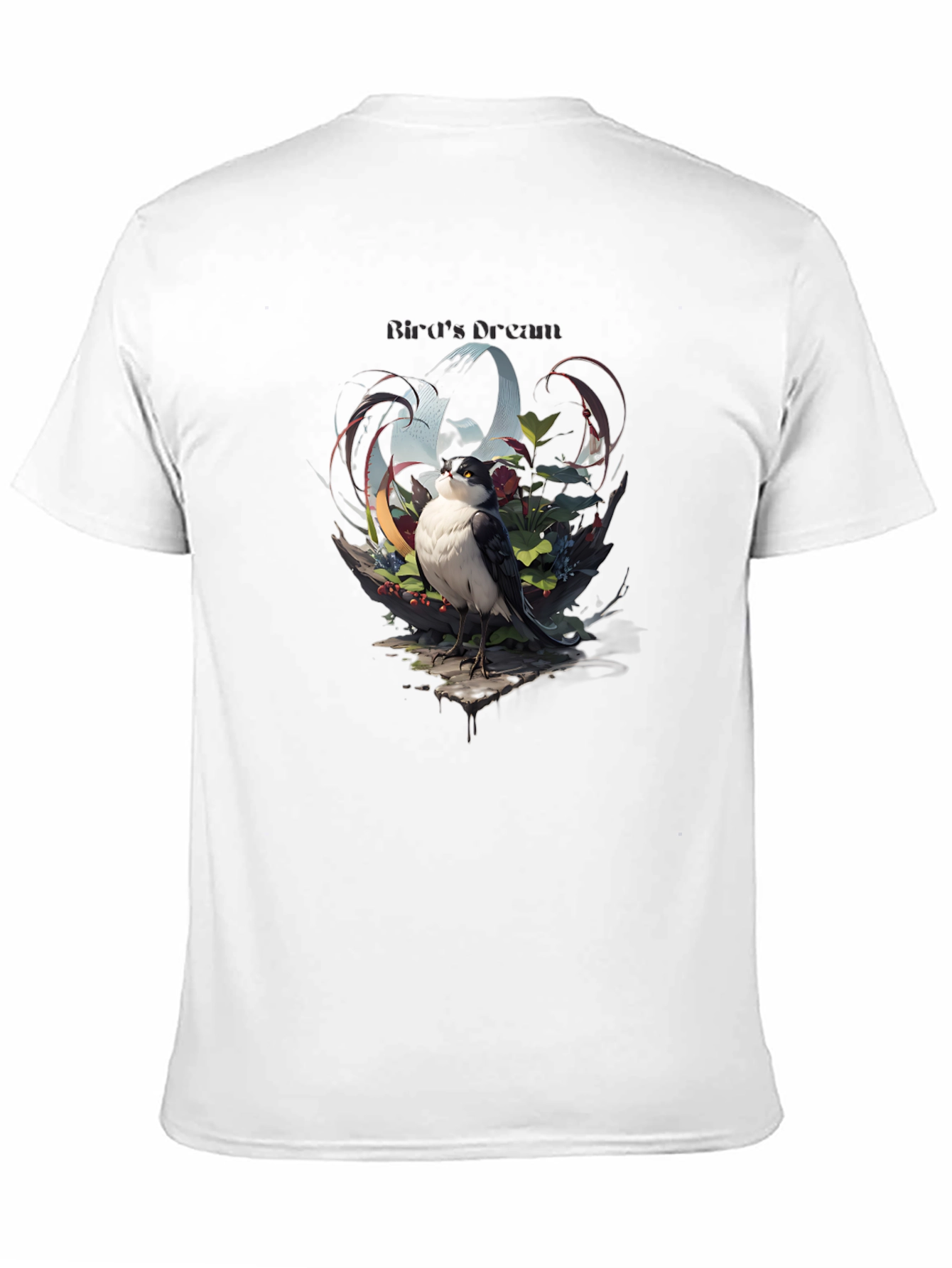 Birds Dream Graphic Tee - Stylish Nature Design