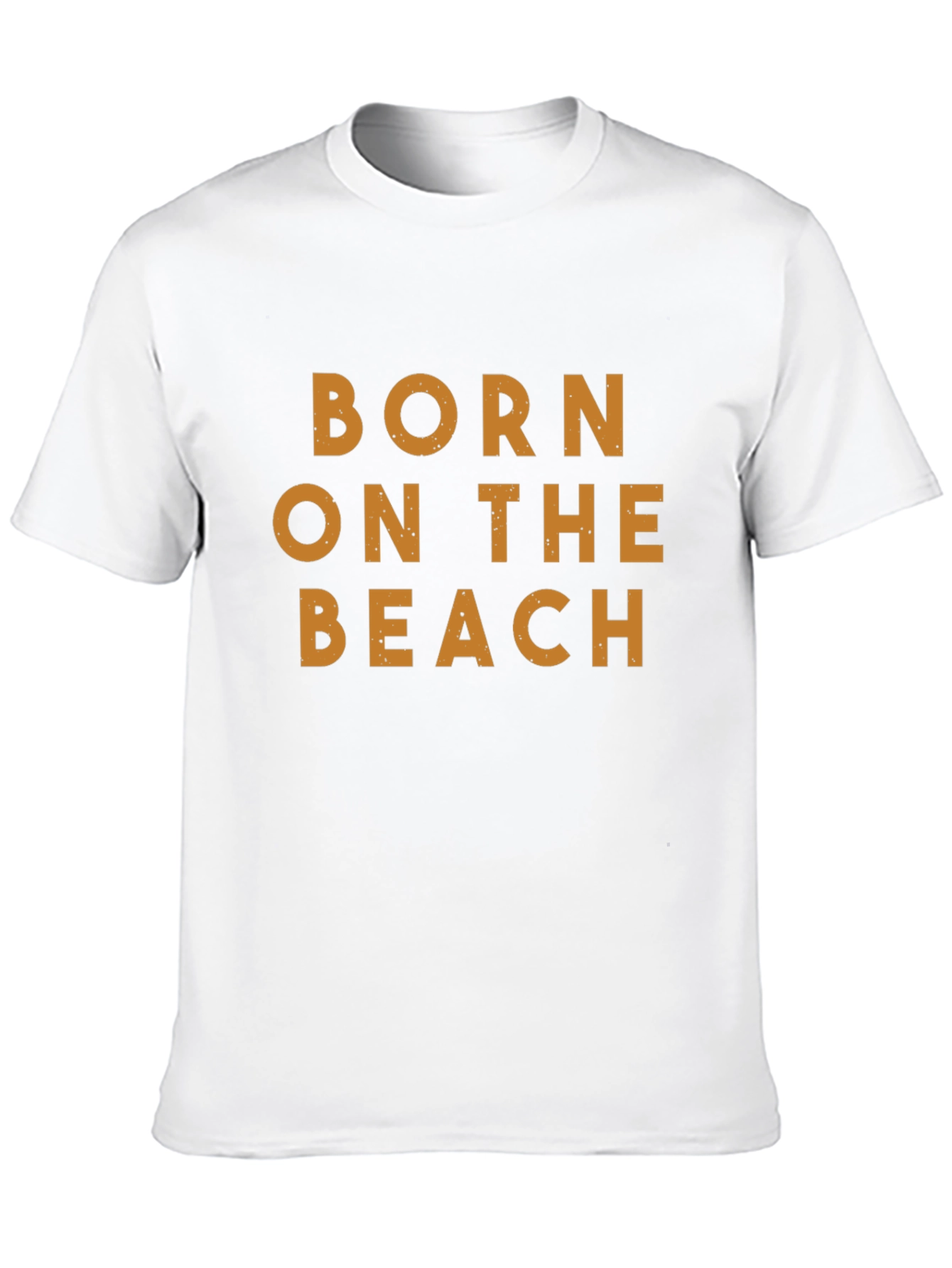 Born On The Beach Black T-Shirt