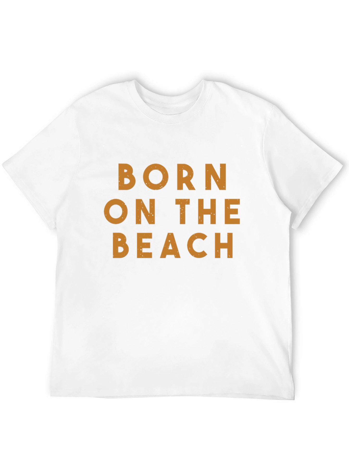Born On The Beach Black T-Shirt