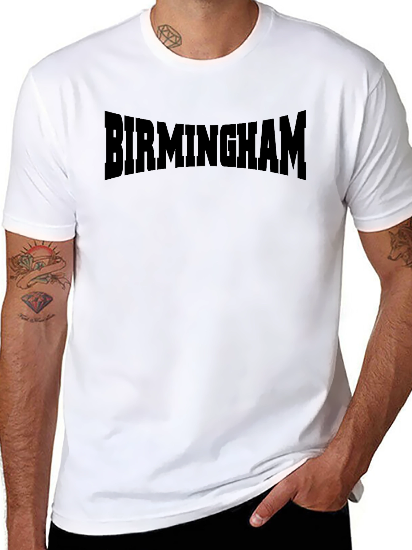 Birmingham Graphic T-Shirt - Solid Black