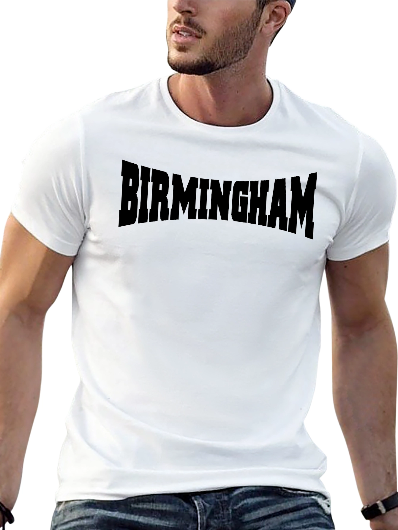 Birmingham Graphic T-Shirt - Solid Black