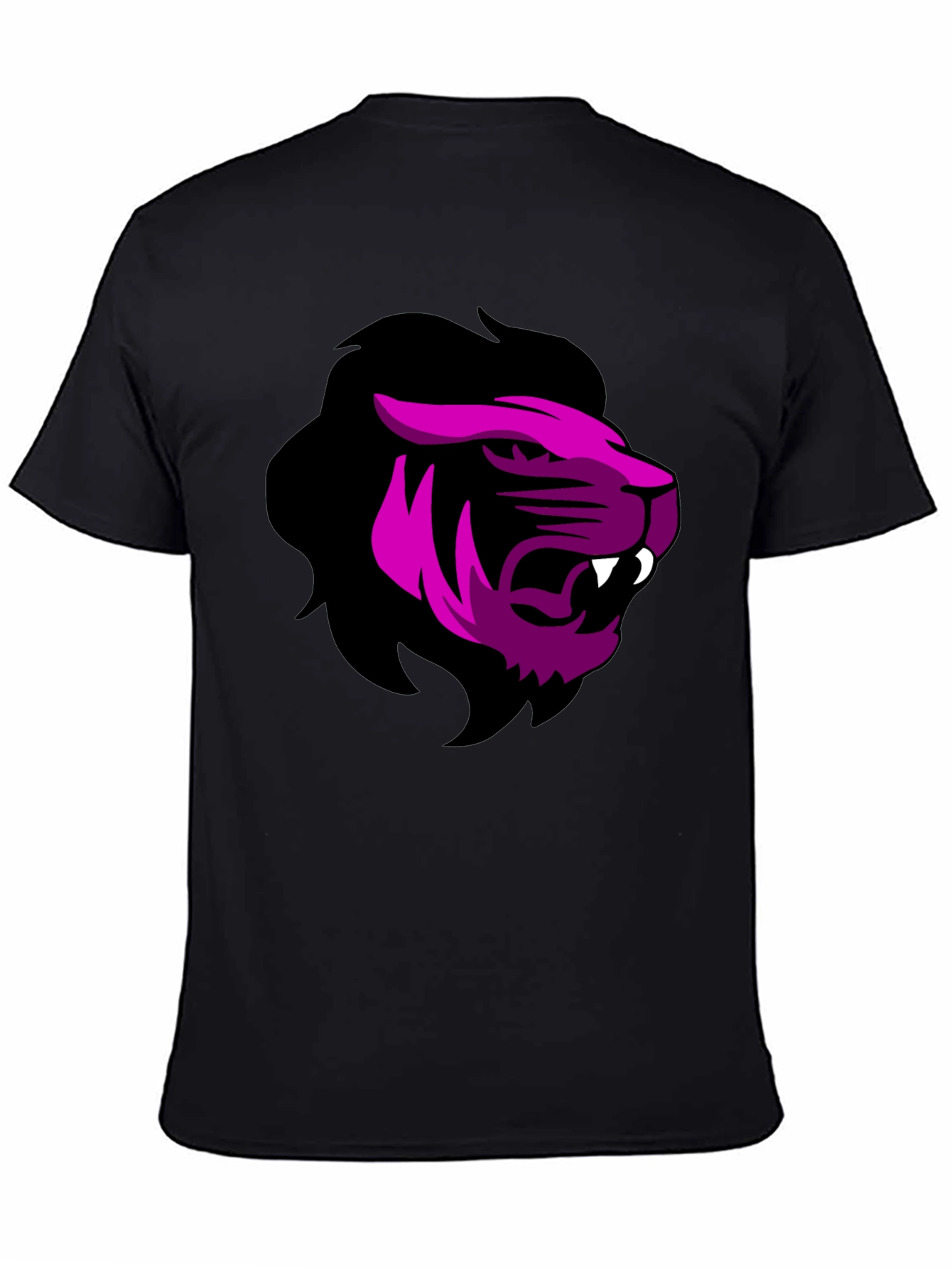 Bold Lion Graphic Tee - Black T-Shirt