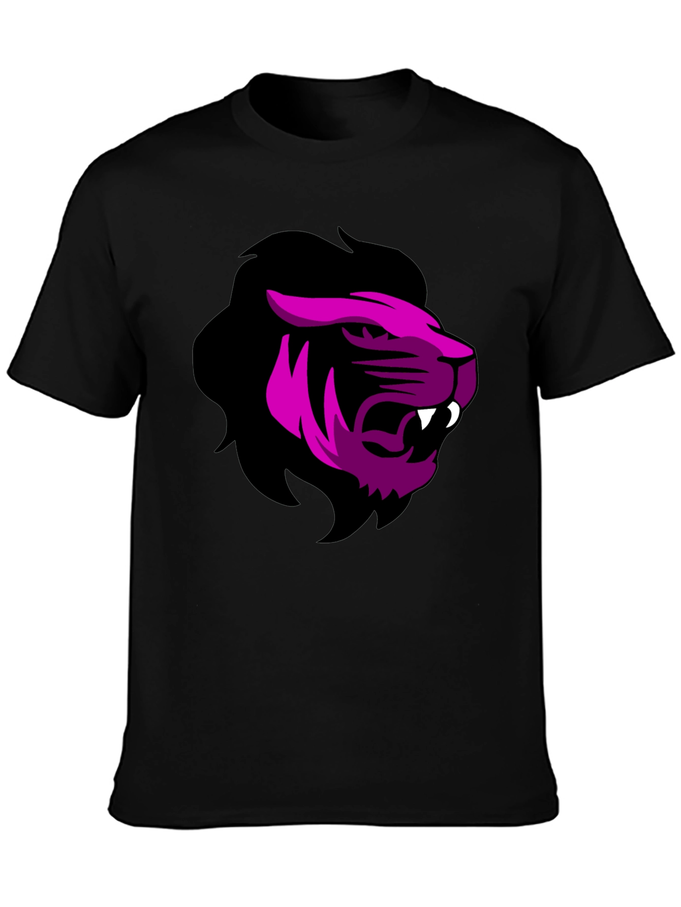 Bold Lion Graphic Tee - Black T-Shirt