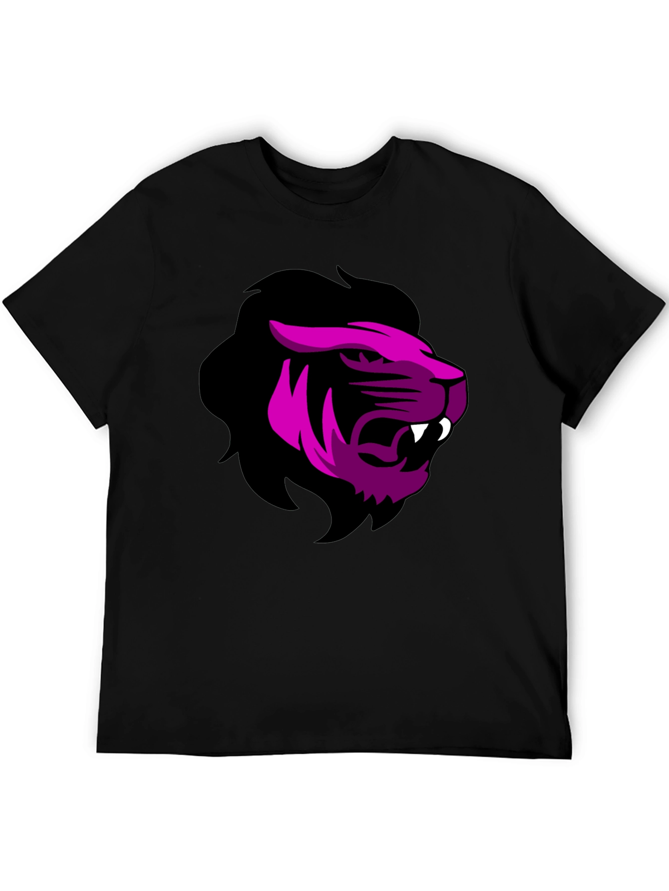 Bold Lion Graphic Tee - Black T-Shirt