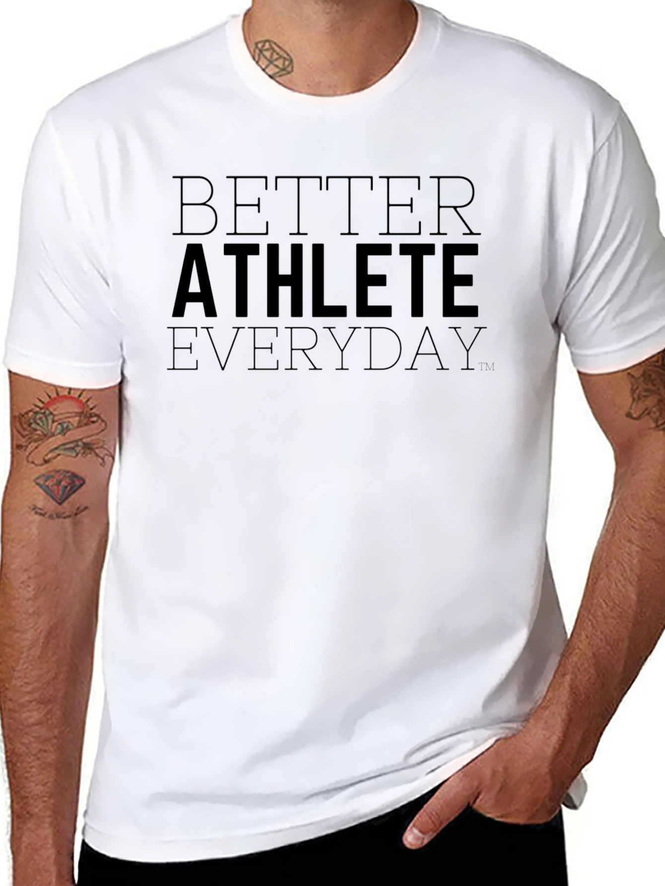 Better Athlete Everyday Graphic Tee - Black