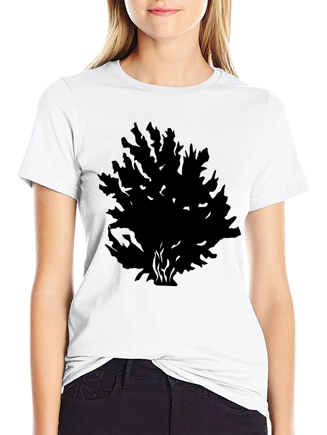 Black Tree Graphic Tee - Modern Style