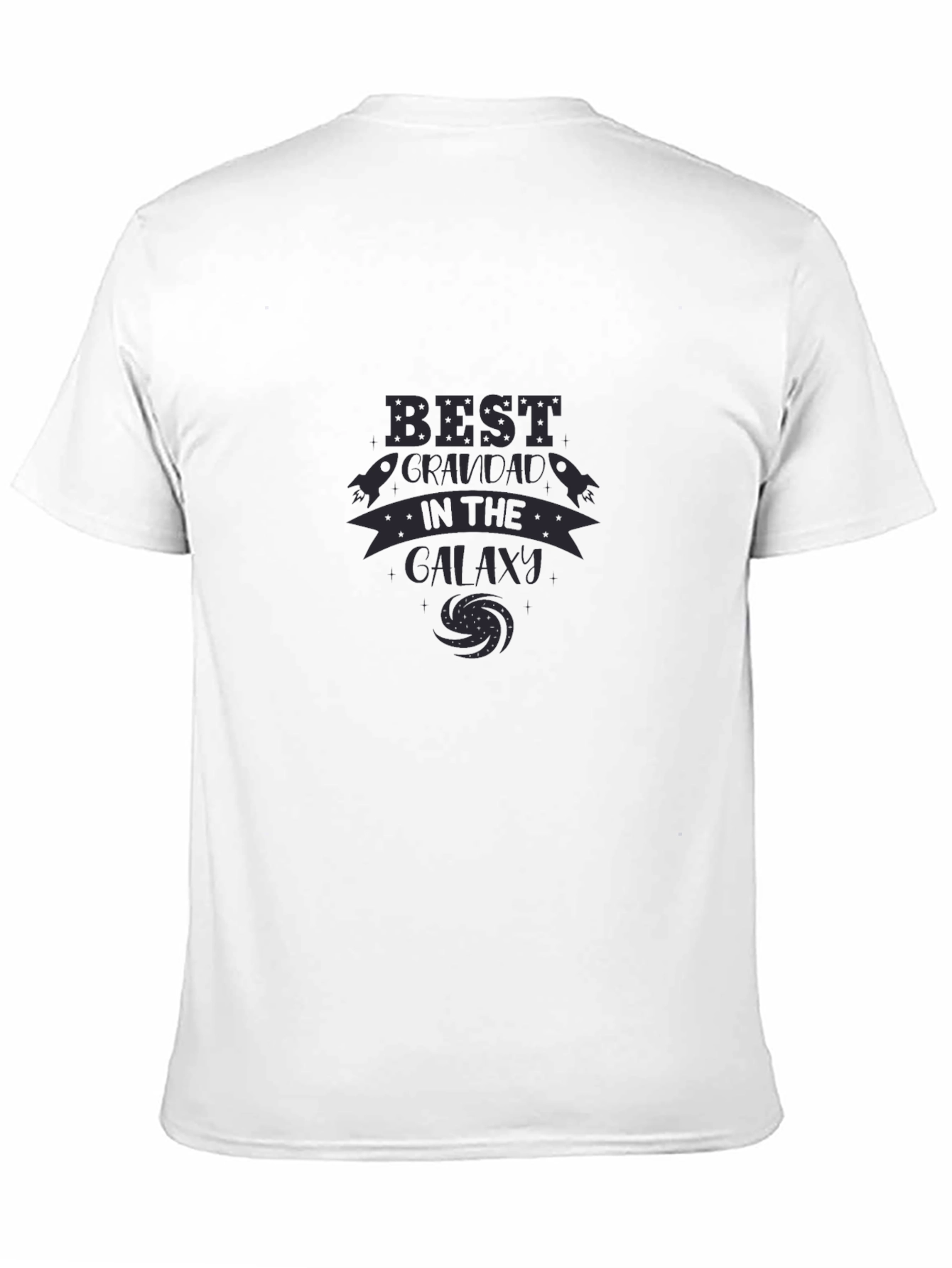 Best Grandad in the Galaxy T-Shirt - Black