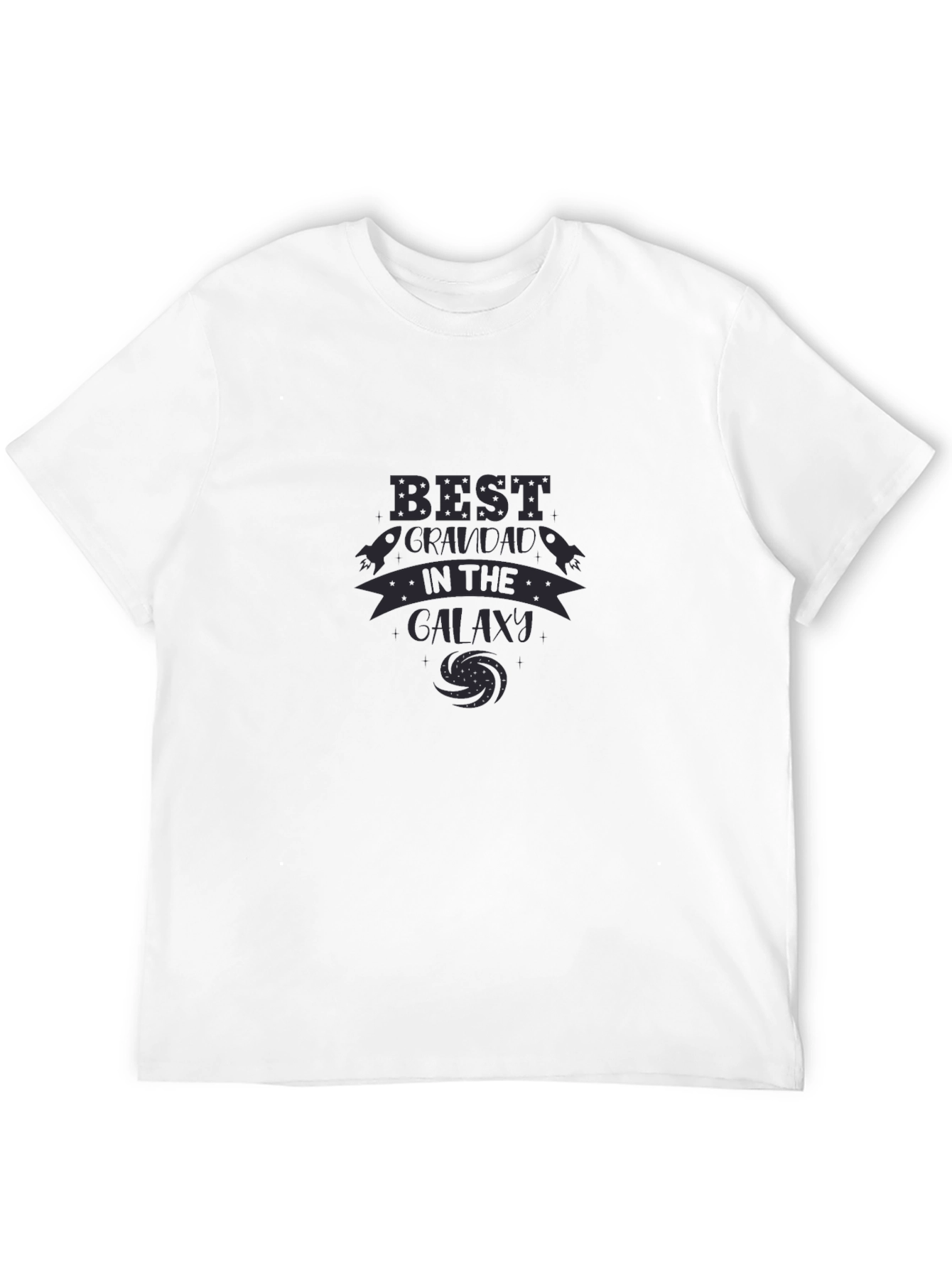 Best Grandad in the Galaxy T-Shirt - Black