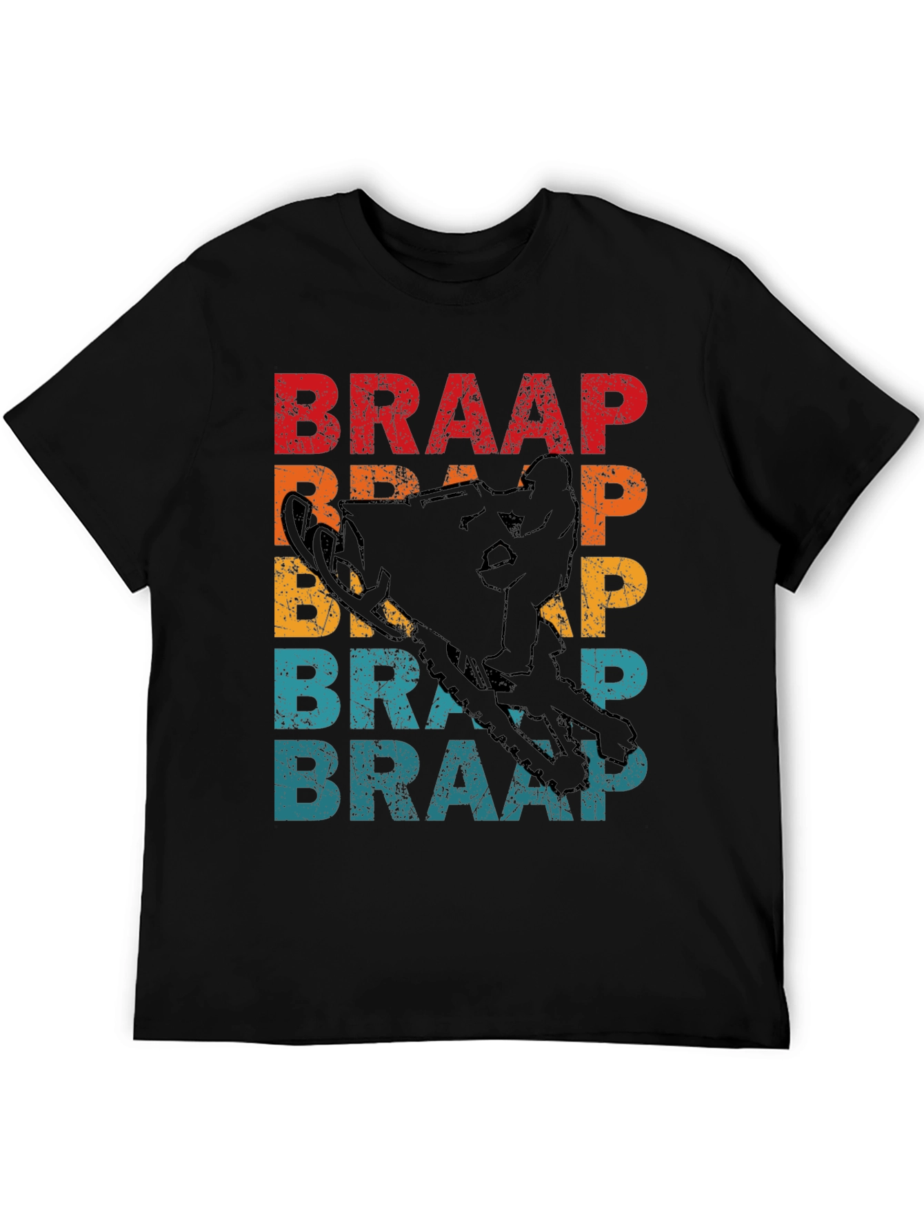 Braap Snowmobile Graphic Tee - Retro Style