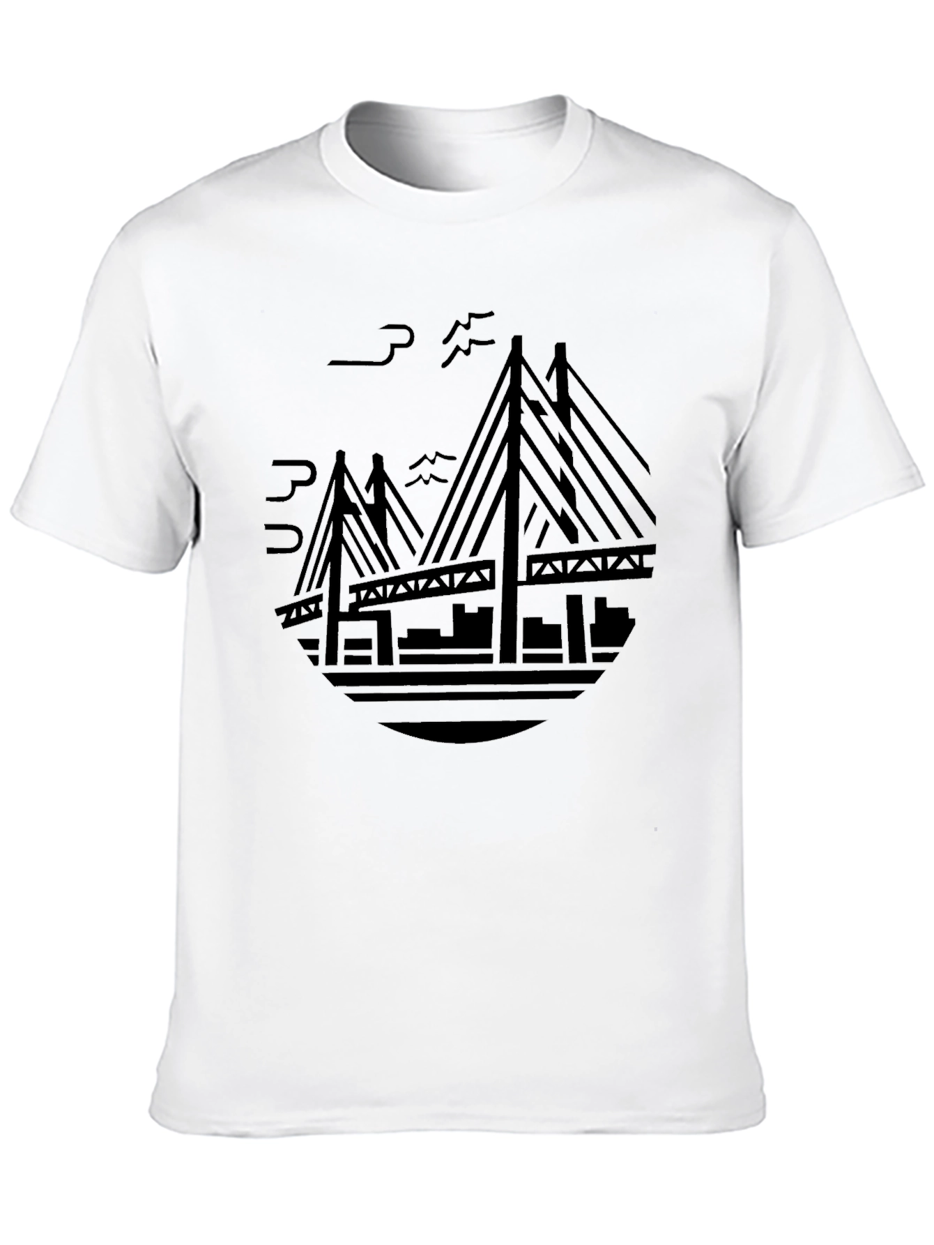 Bridge Graphic Black T-Shirt