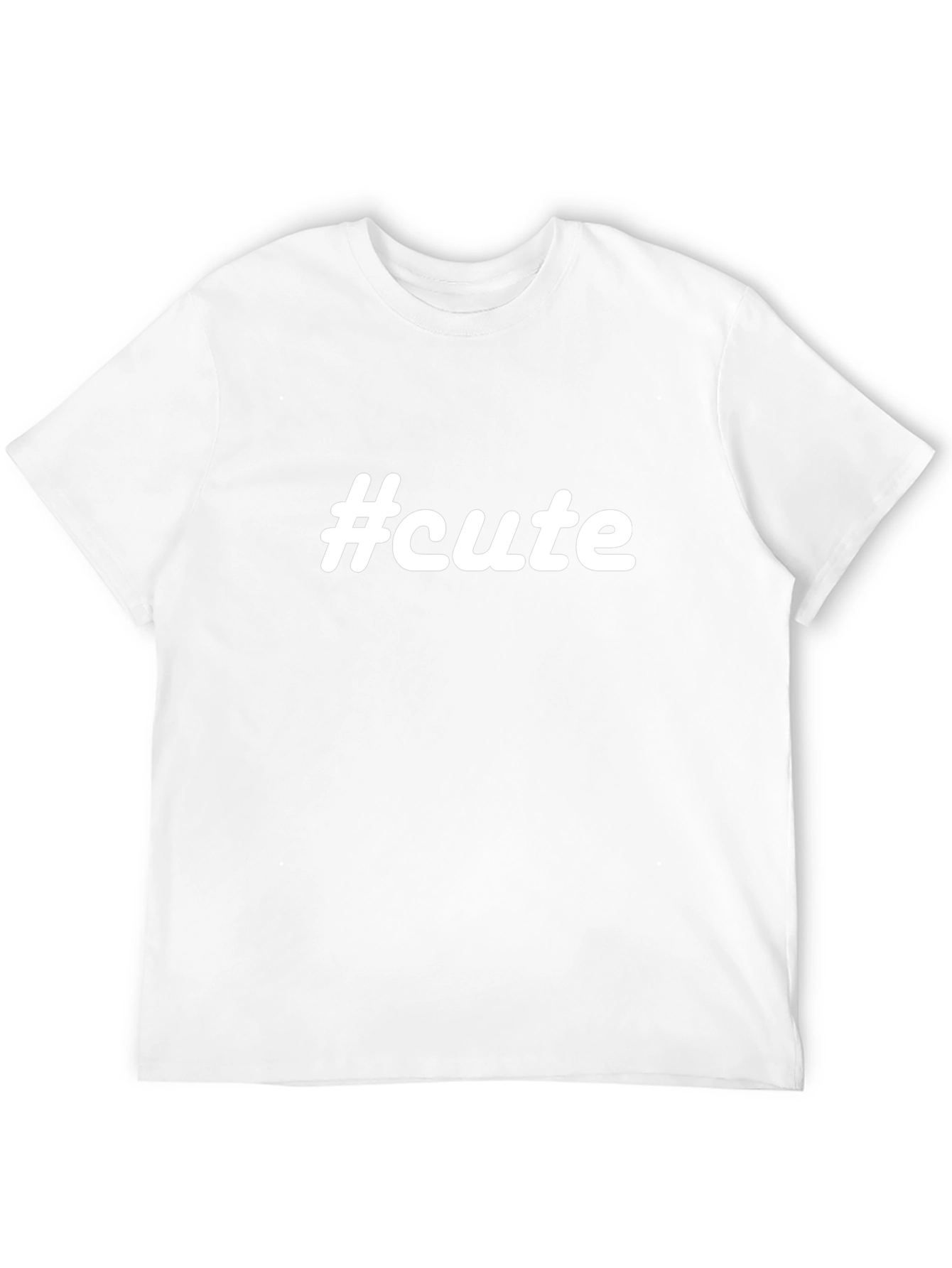 #cute Black T-Shirt - Trendy & Comfortable