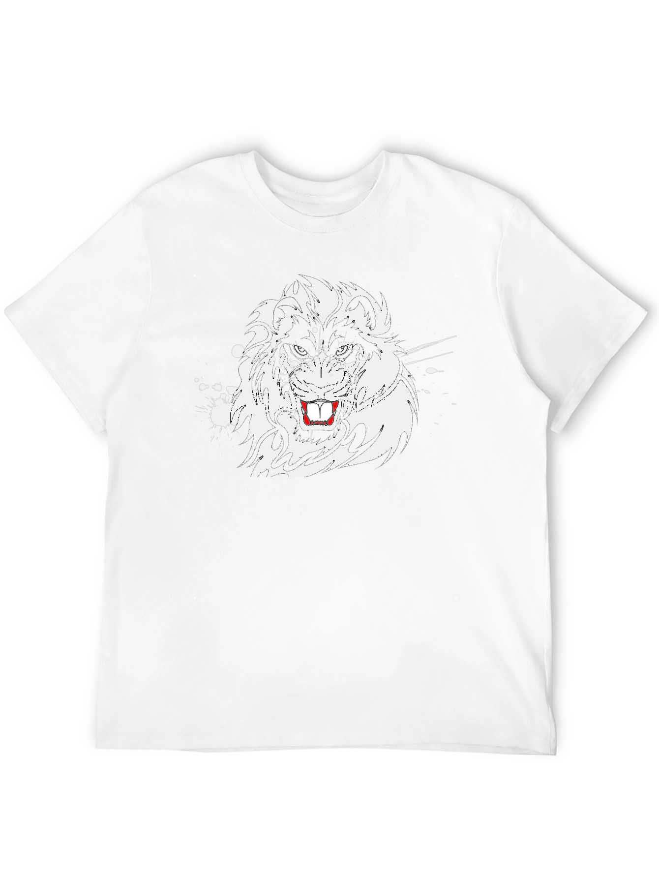 Bold Graphic Lion T-Shirt
