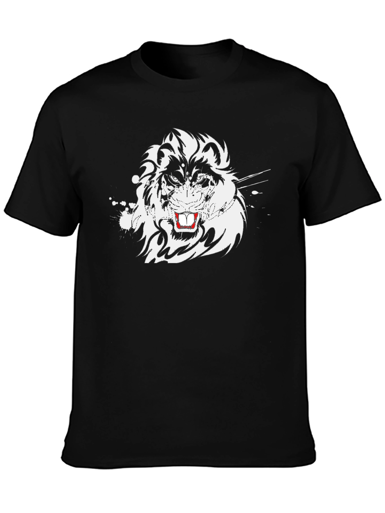Bold Graphic Lion T-Shirt