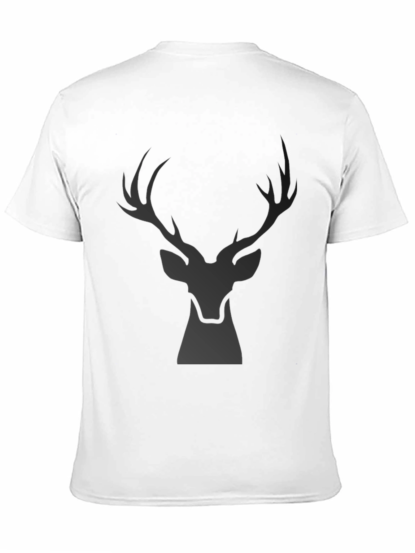 Black Deer Graphic T-Shirt - Stylish Casual Wear