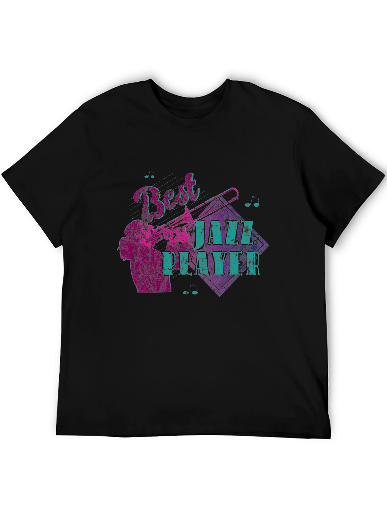 Best Jazz Player Graphic Black T-Shirt