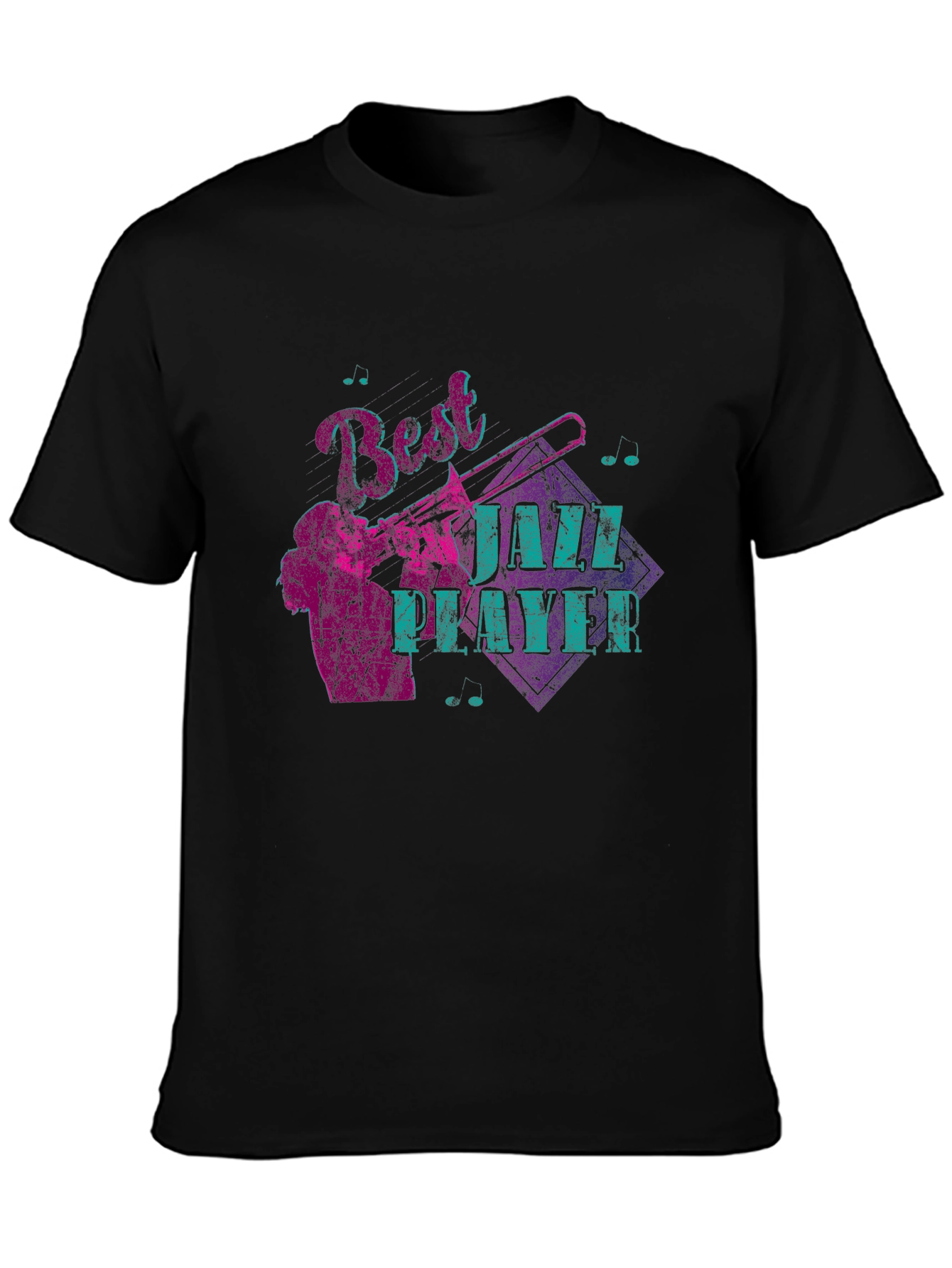 Best Jazz Player Graphic Black T-Shirt