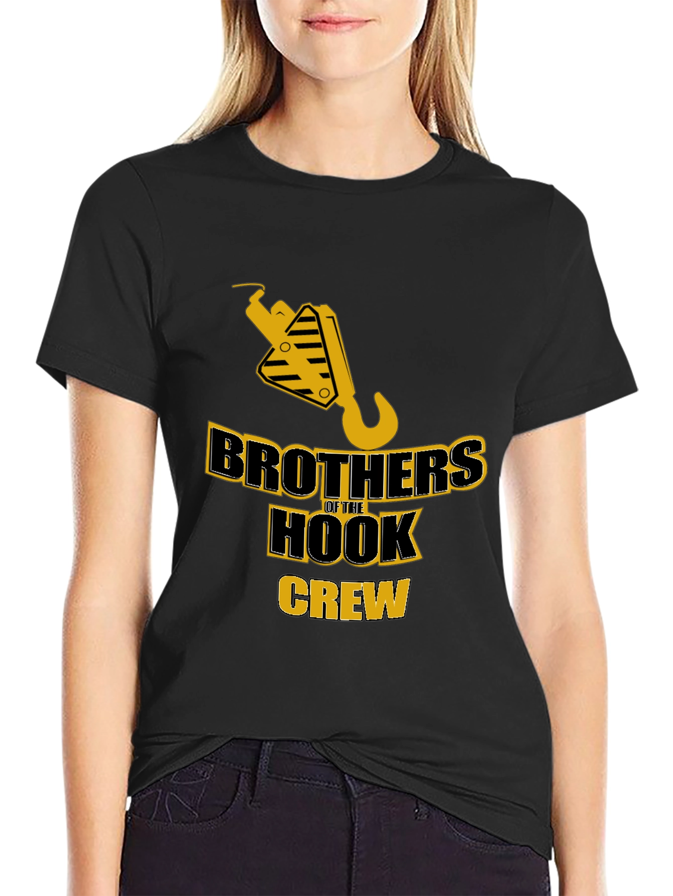 Brothers of the Hook Crew Black T-Shirt
