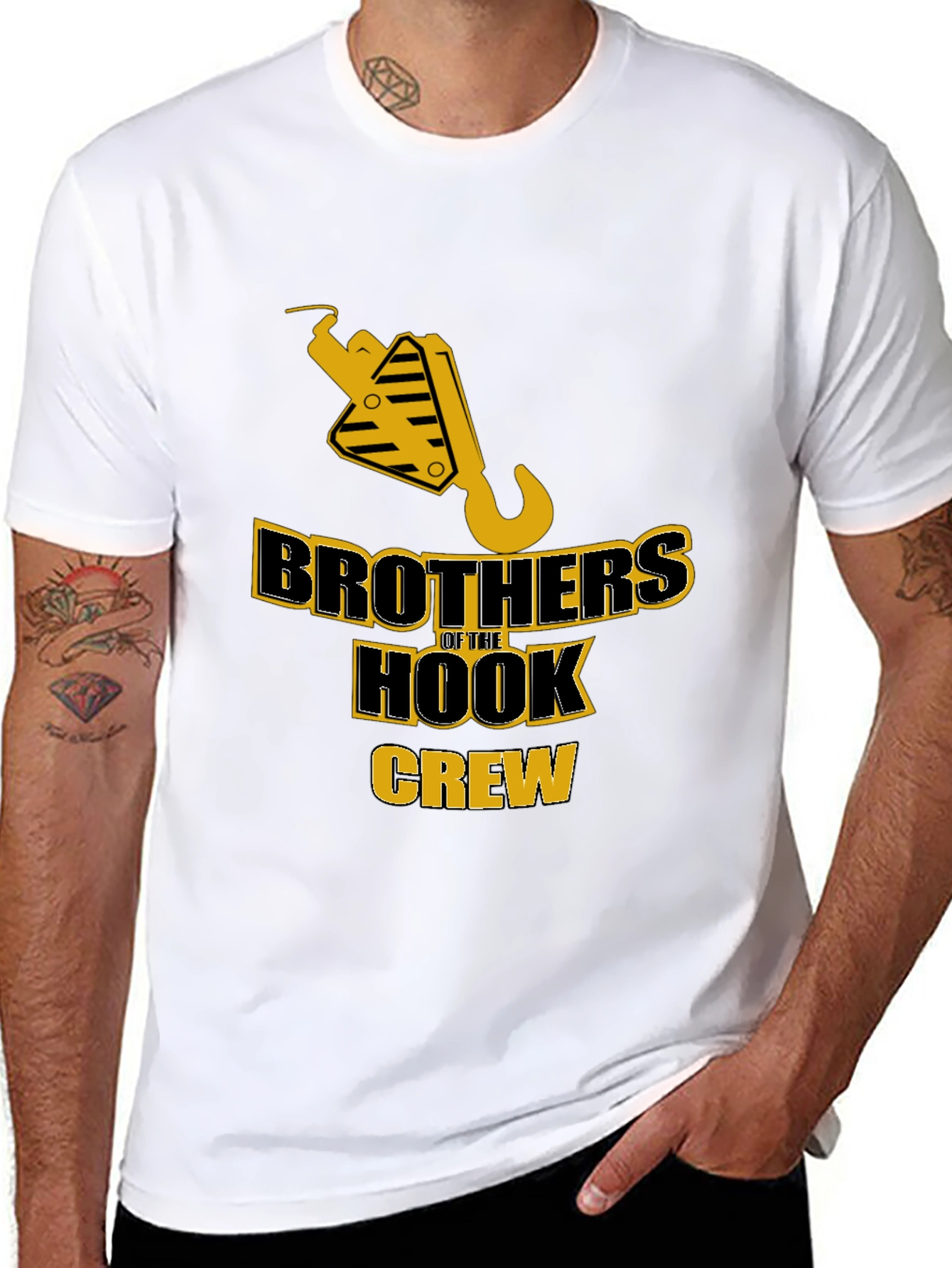 Brothers of the Hook Crew Black T-Shirt