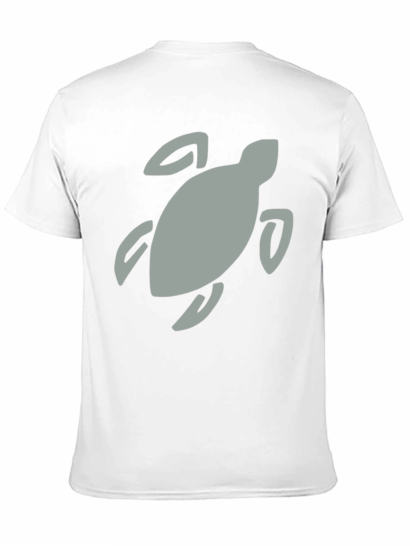 Black T-Shirt with Turtle Graphic