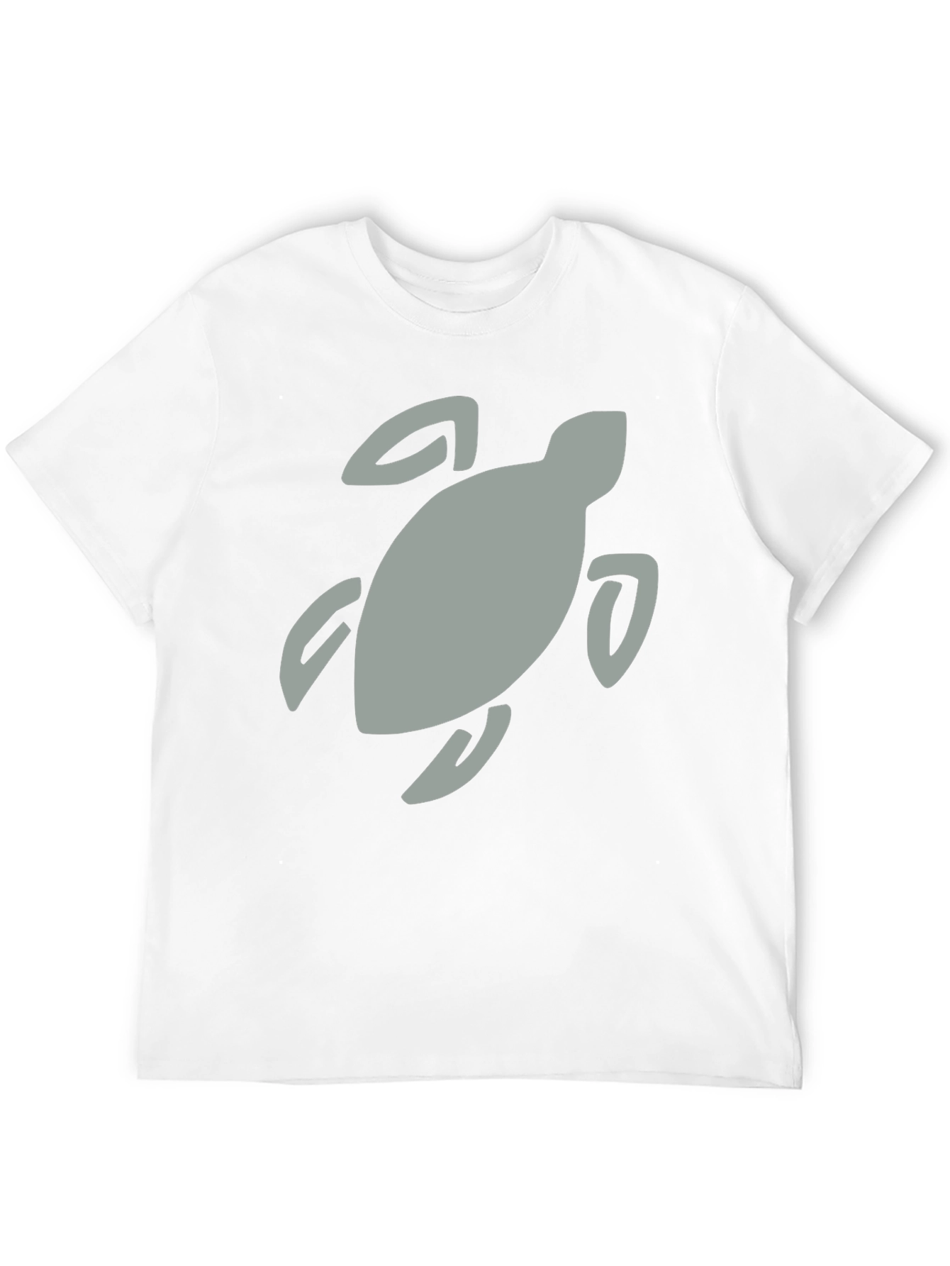 Black T-Shirt with Turtle Graphic