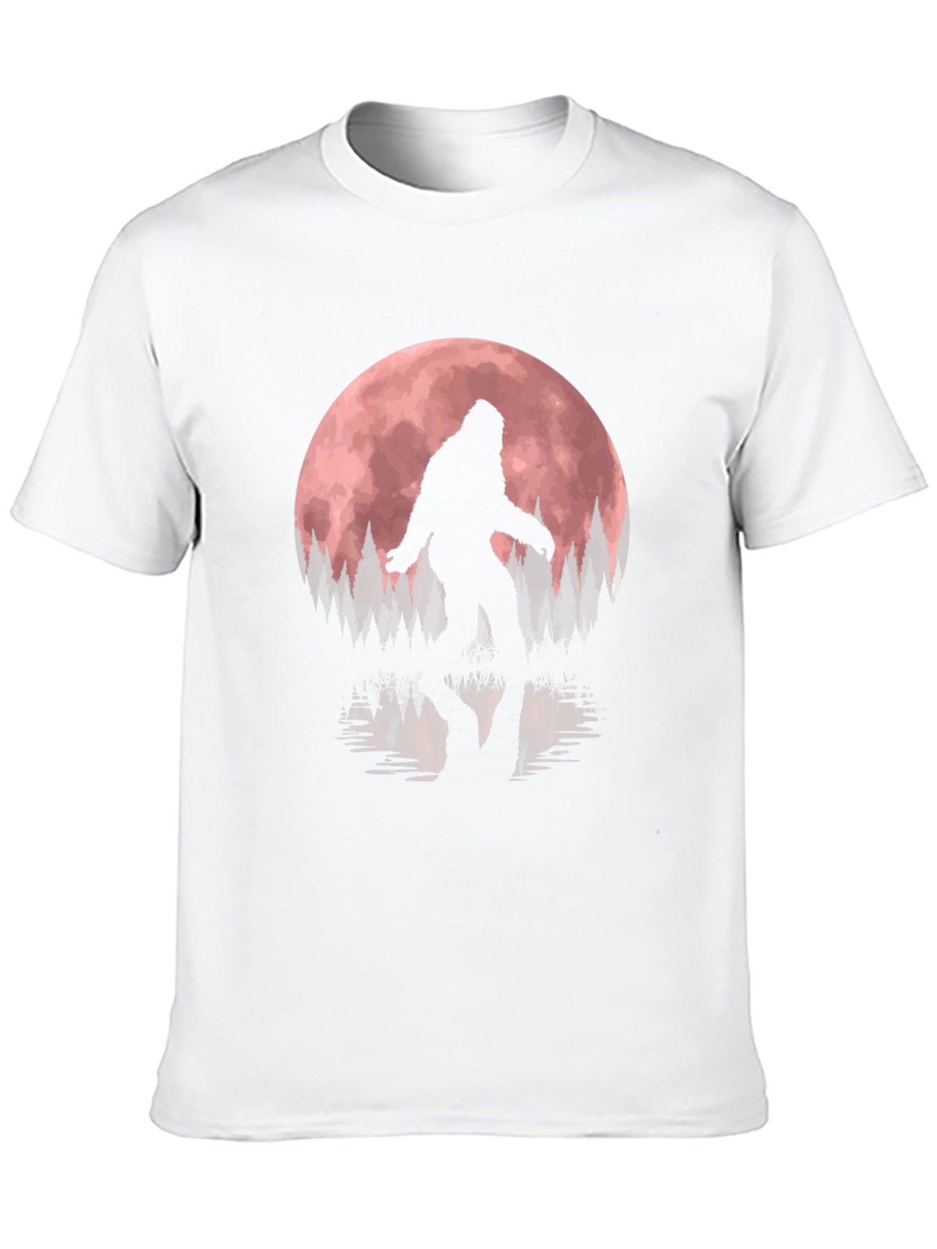 Bigfoot Moon Reflection Graphic Tee