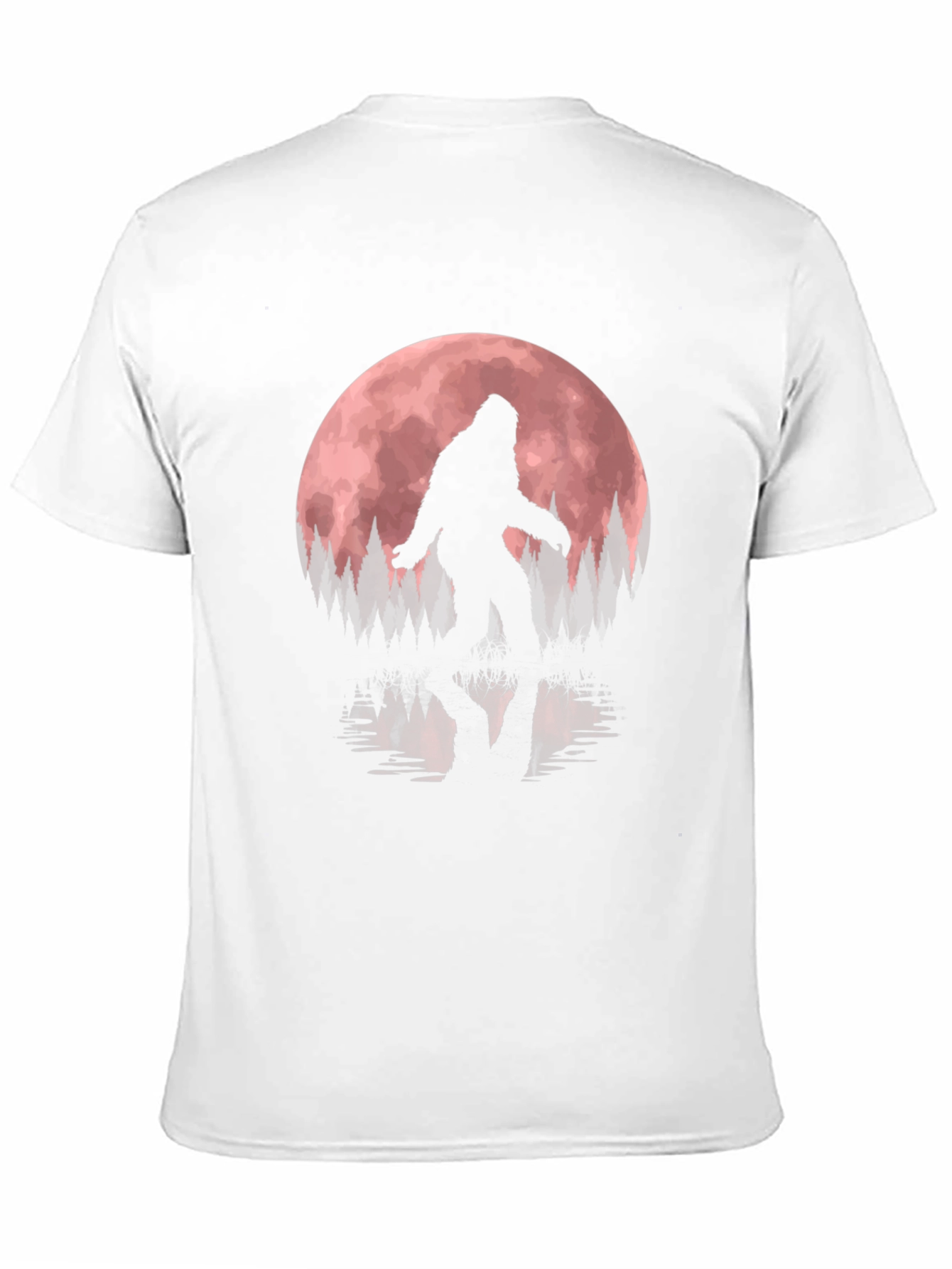 Bigfoot Moon Reflection Graphic Tee