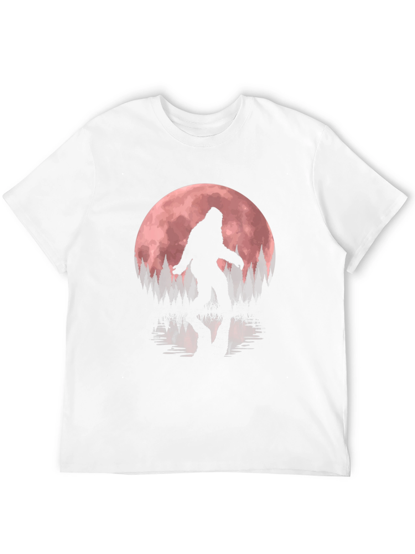 Bigfoot Moon Reflection Graphic Tee
