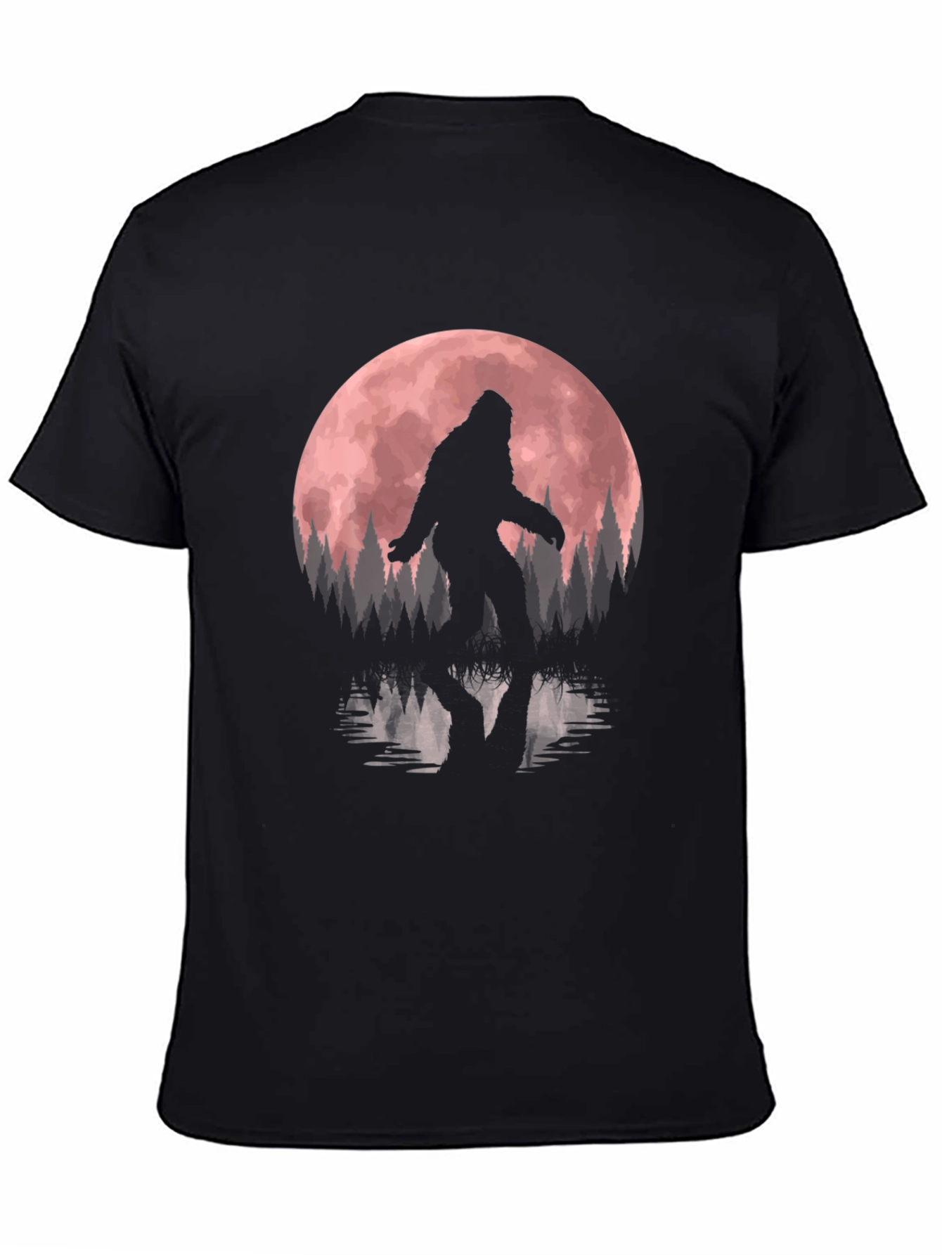 Bigfoot Moon Reflection Graphic Tee