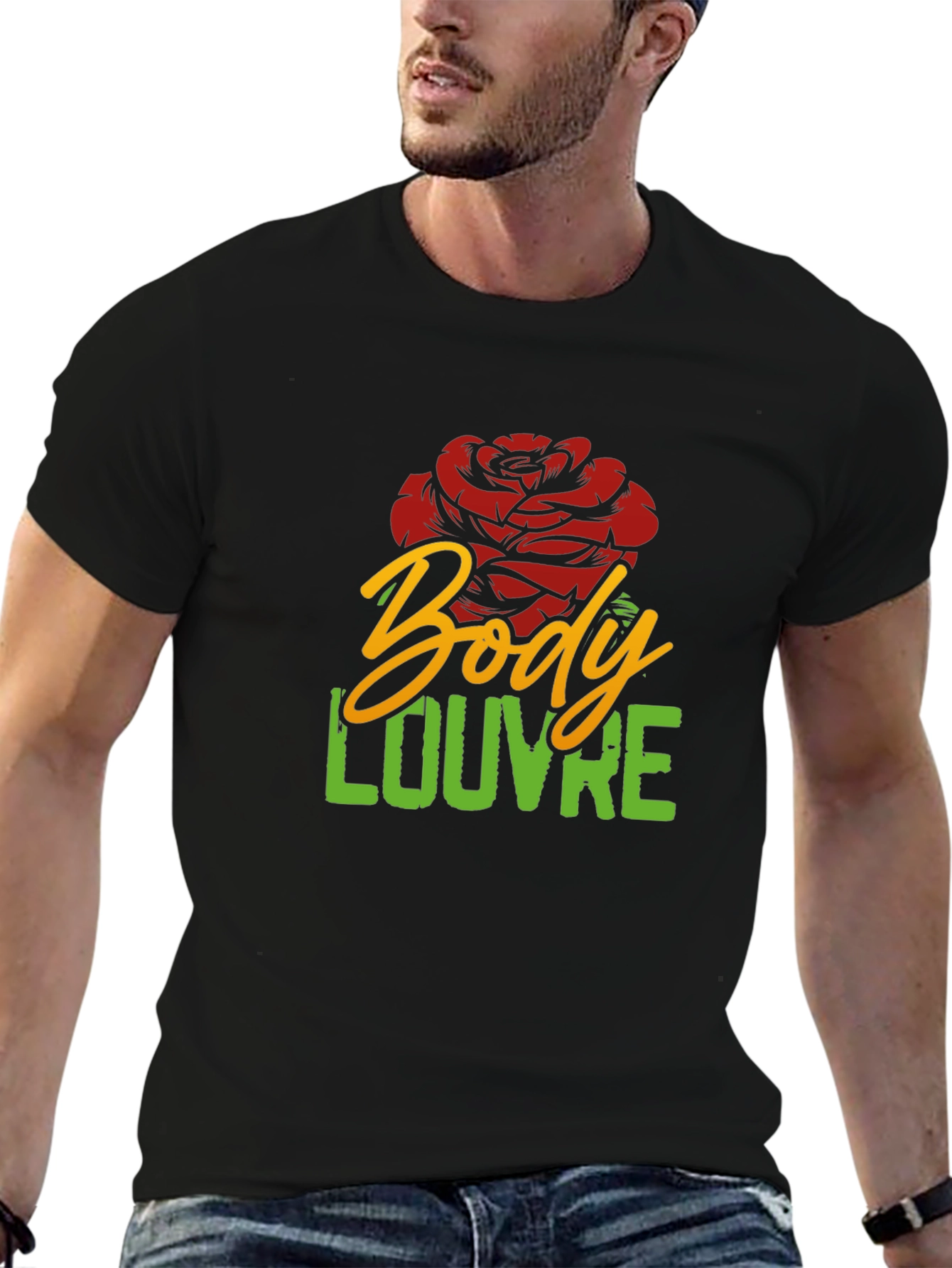 Body Louvre Black Graphic Tee