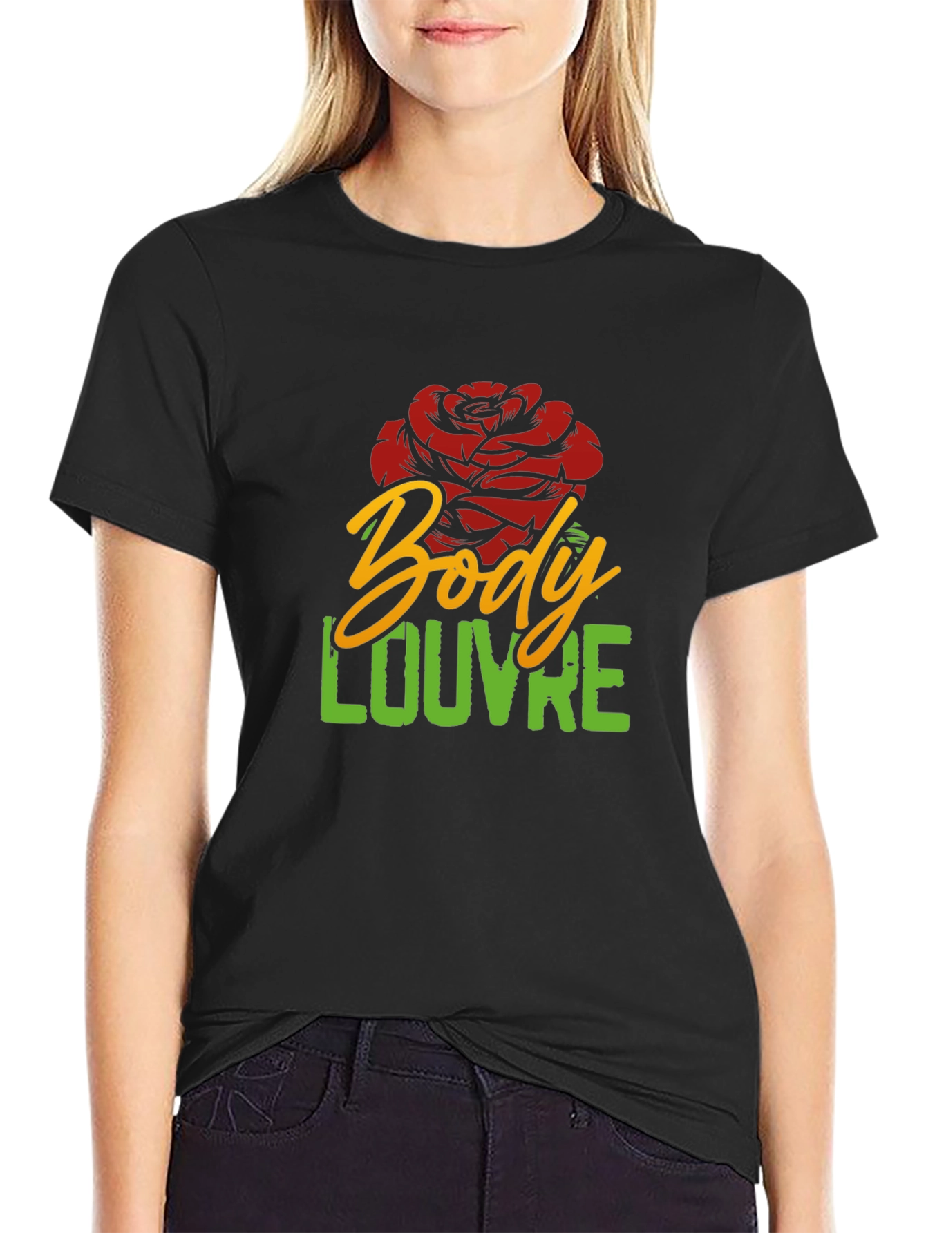 Body Louvre Black Graphic Tee
