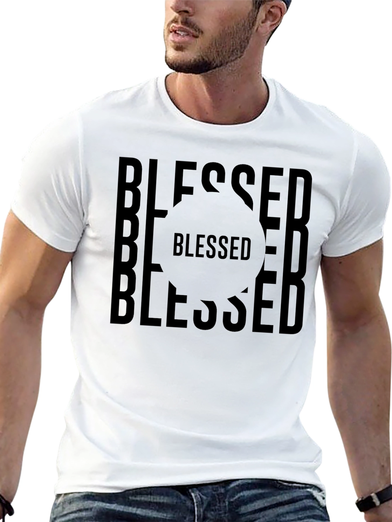 Blessed Graphic T-Shirt - Black Tee