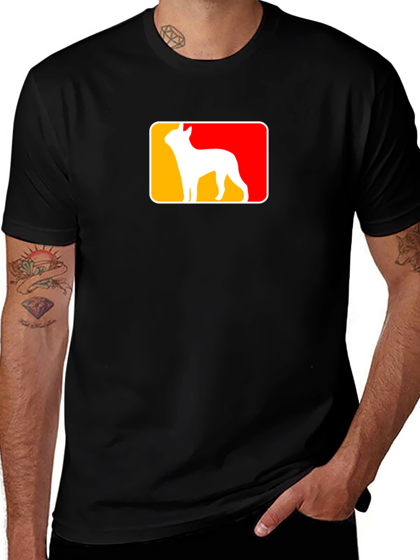 Boston Terrier Graphic Tee - Unisex Black T-Shirt