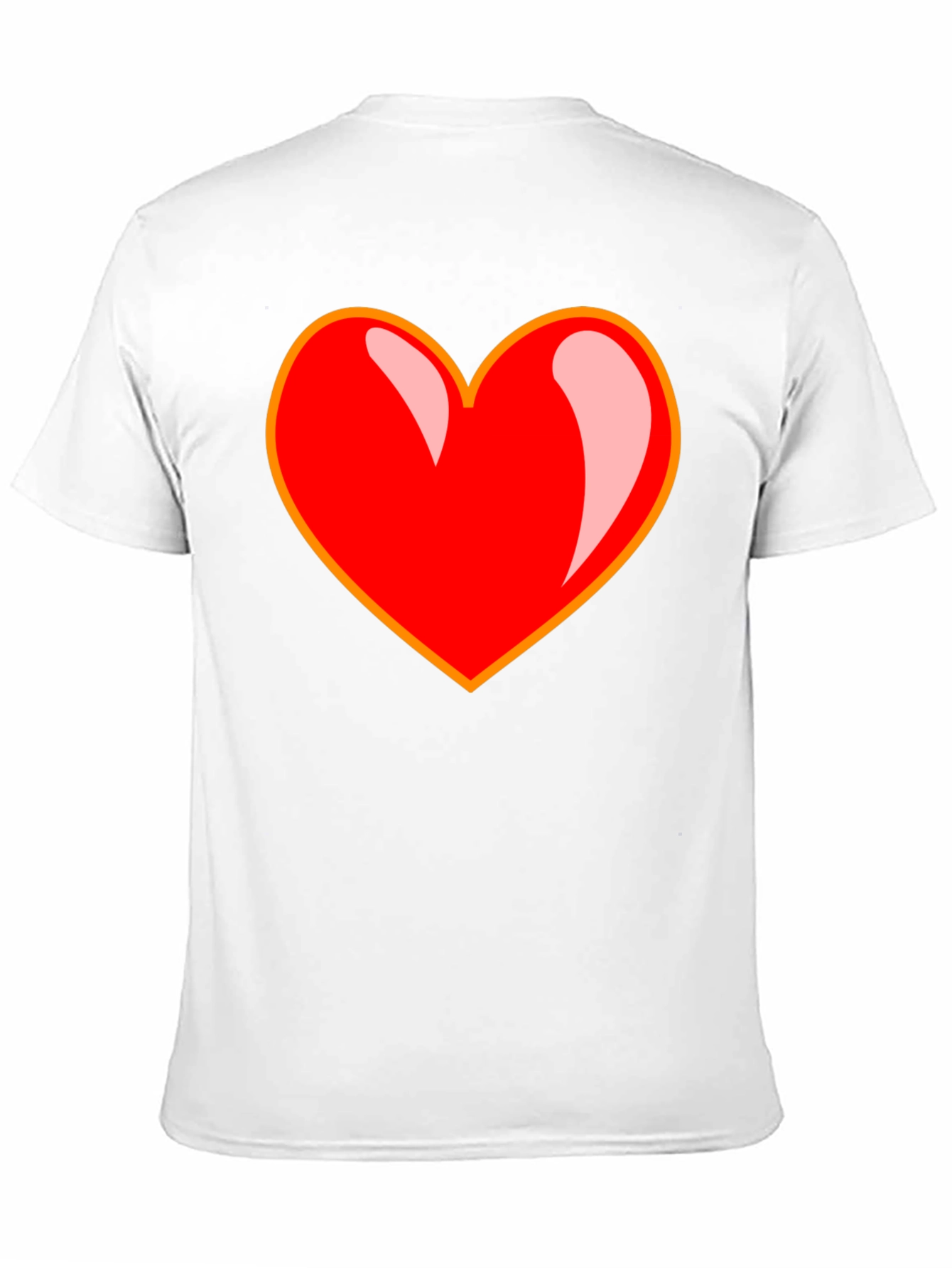 Bold Heart Graphic Tee - Black