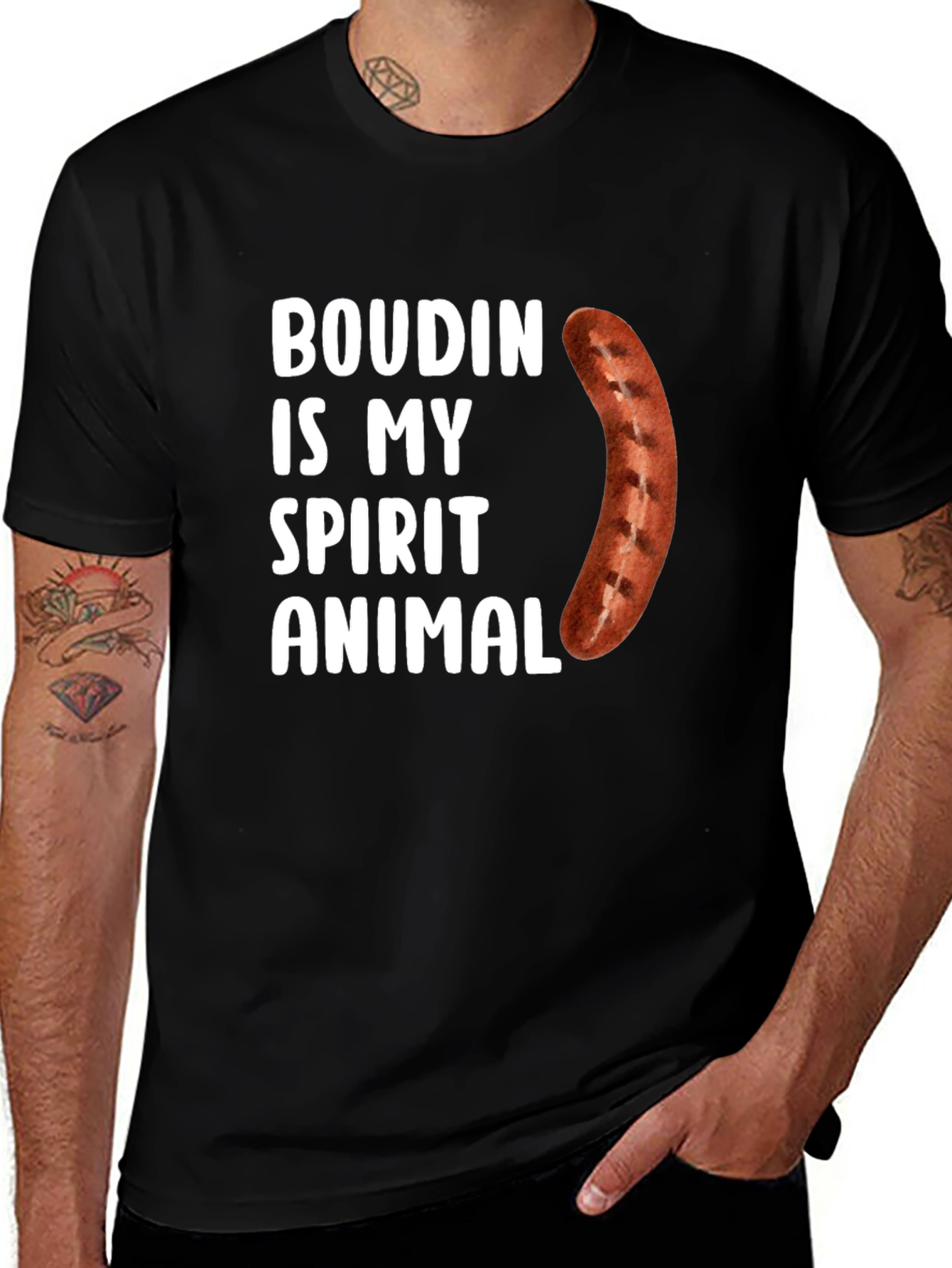 Boudin Is My Spirit Animal T-Shirt