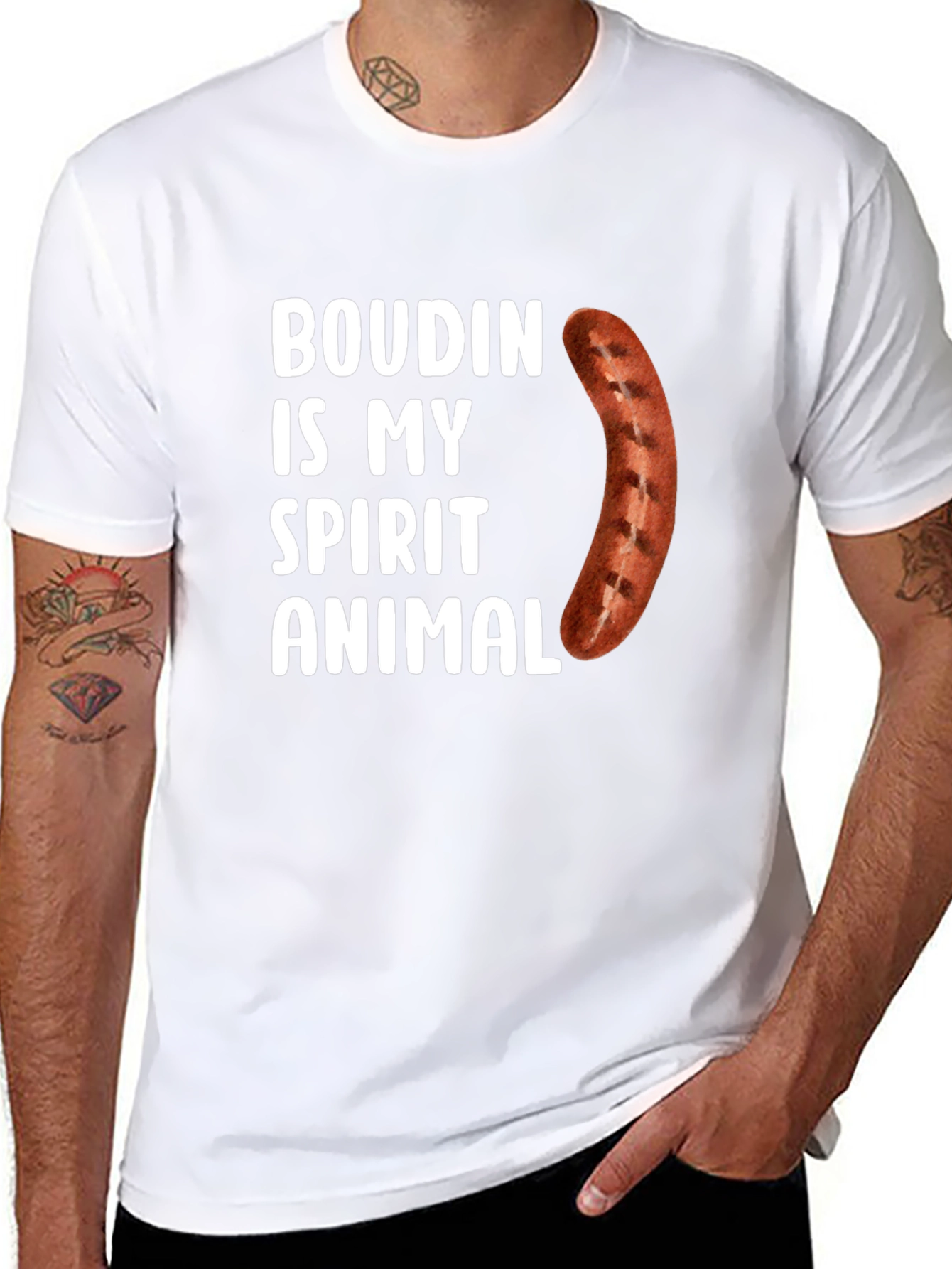 Boudin Is My Spirit Animal T-Shirt