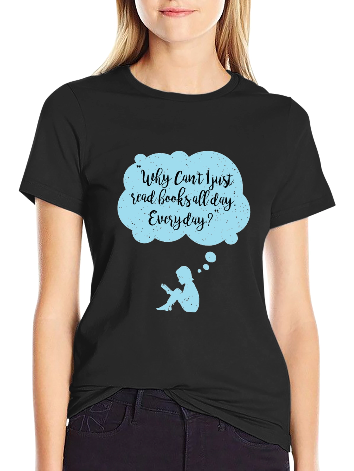 Book Lover T-Shirt - Read Books All Day