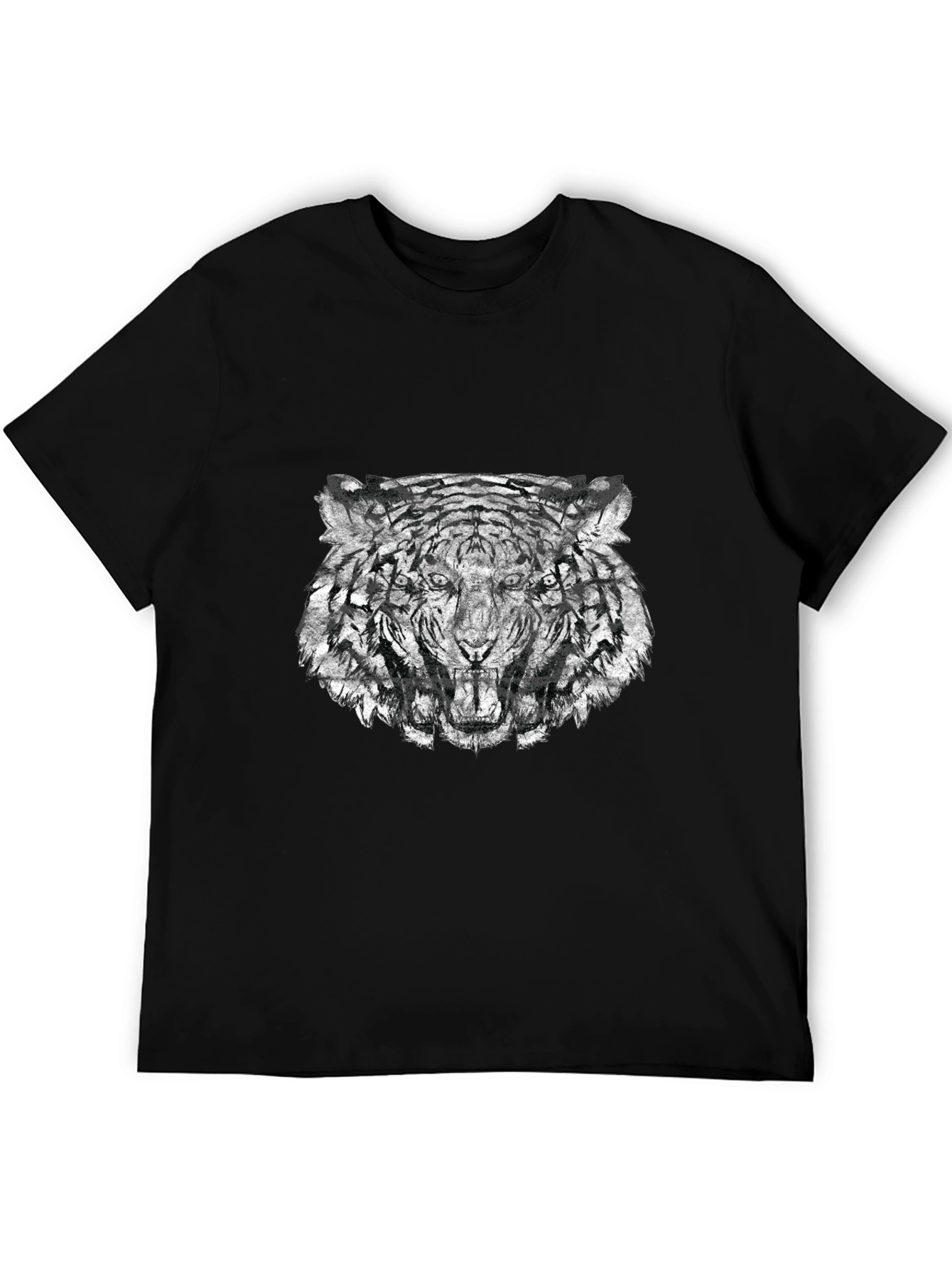 Black Tiger Graphic T-Shirt