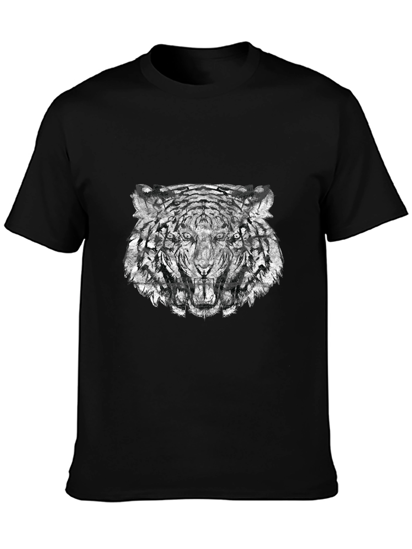 Black Tiger Graphic T-Shirt