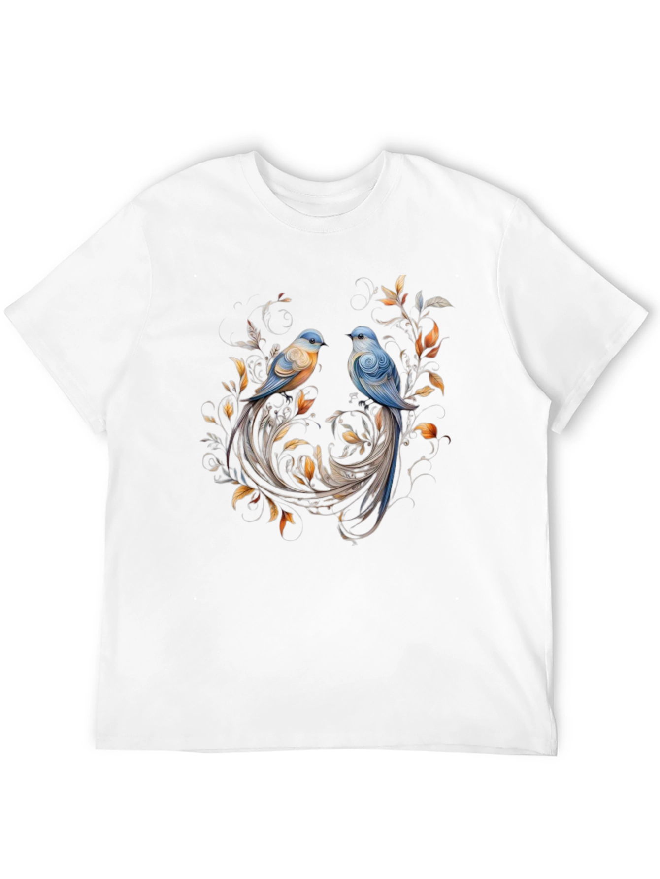 Bird Graphic Tee - Stylish Nature Print