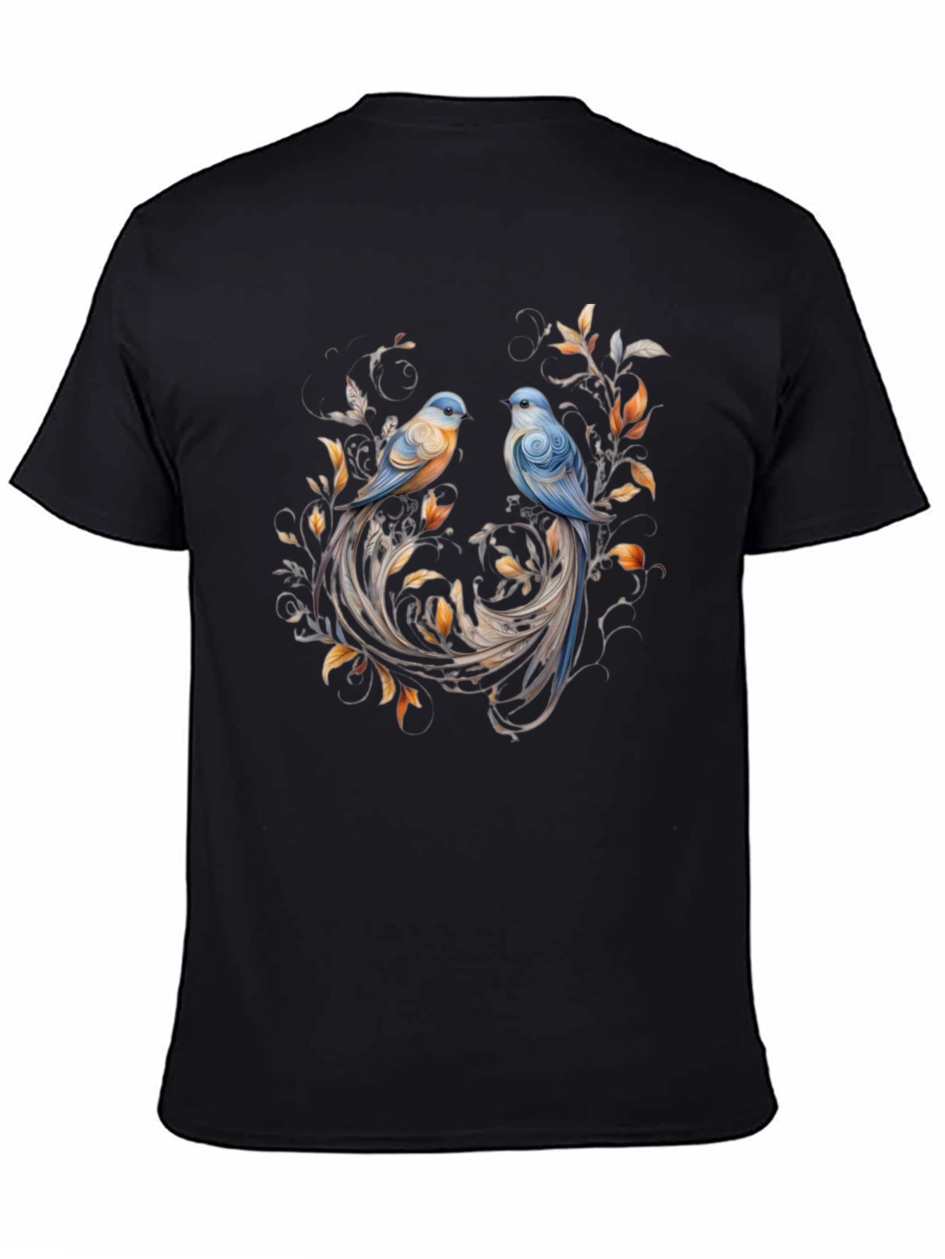 Bird Graphic Tee - Stylish Nature Print