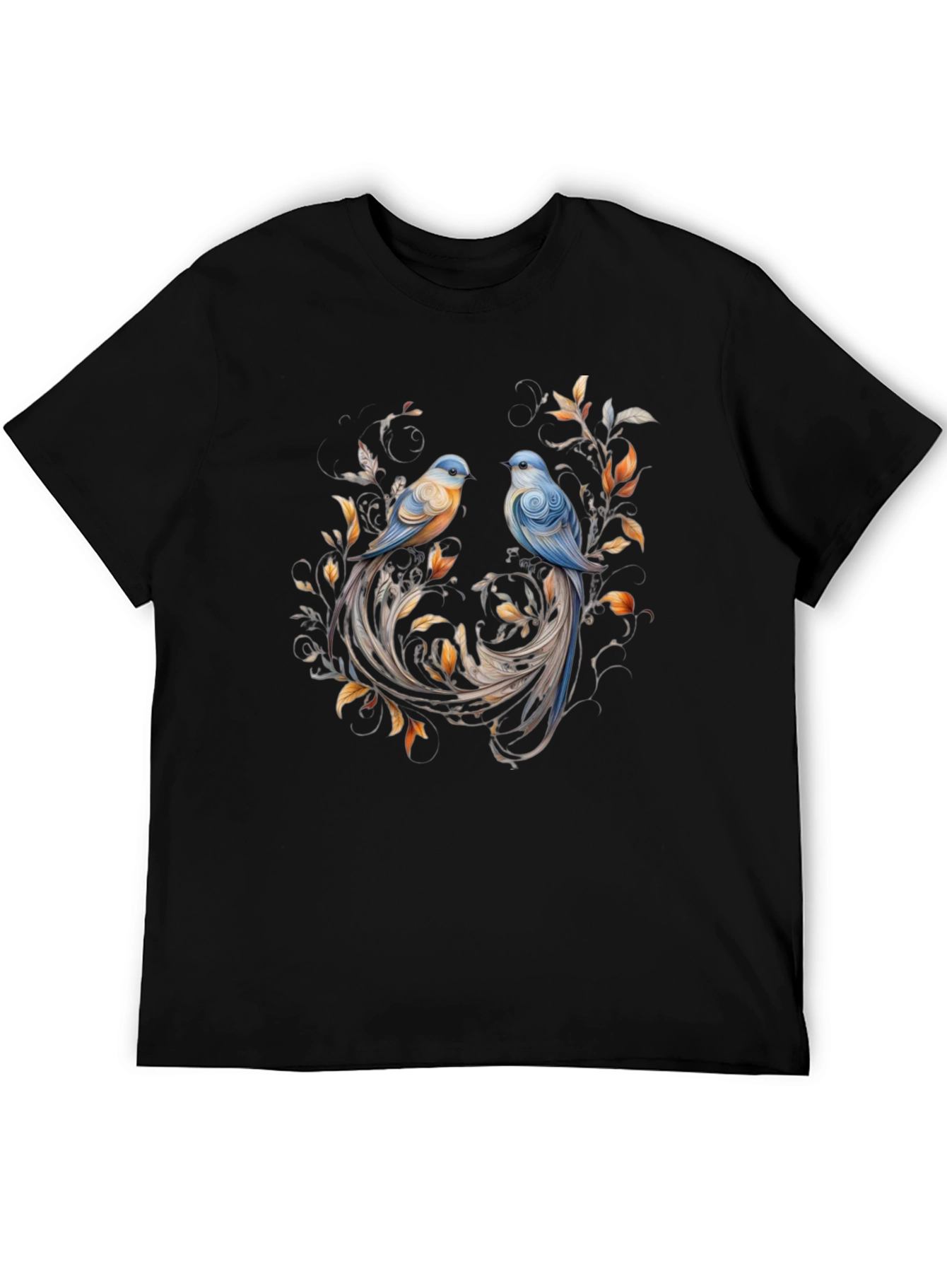 Bird Graphic Tee - Stylish Nature Print