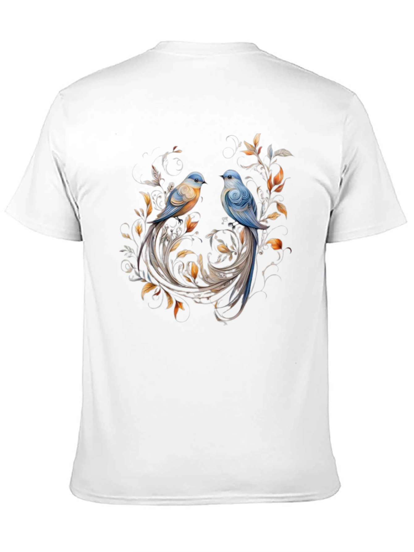 Bird Graphic Tee - Stylish Nature Print