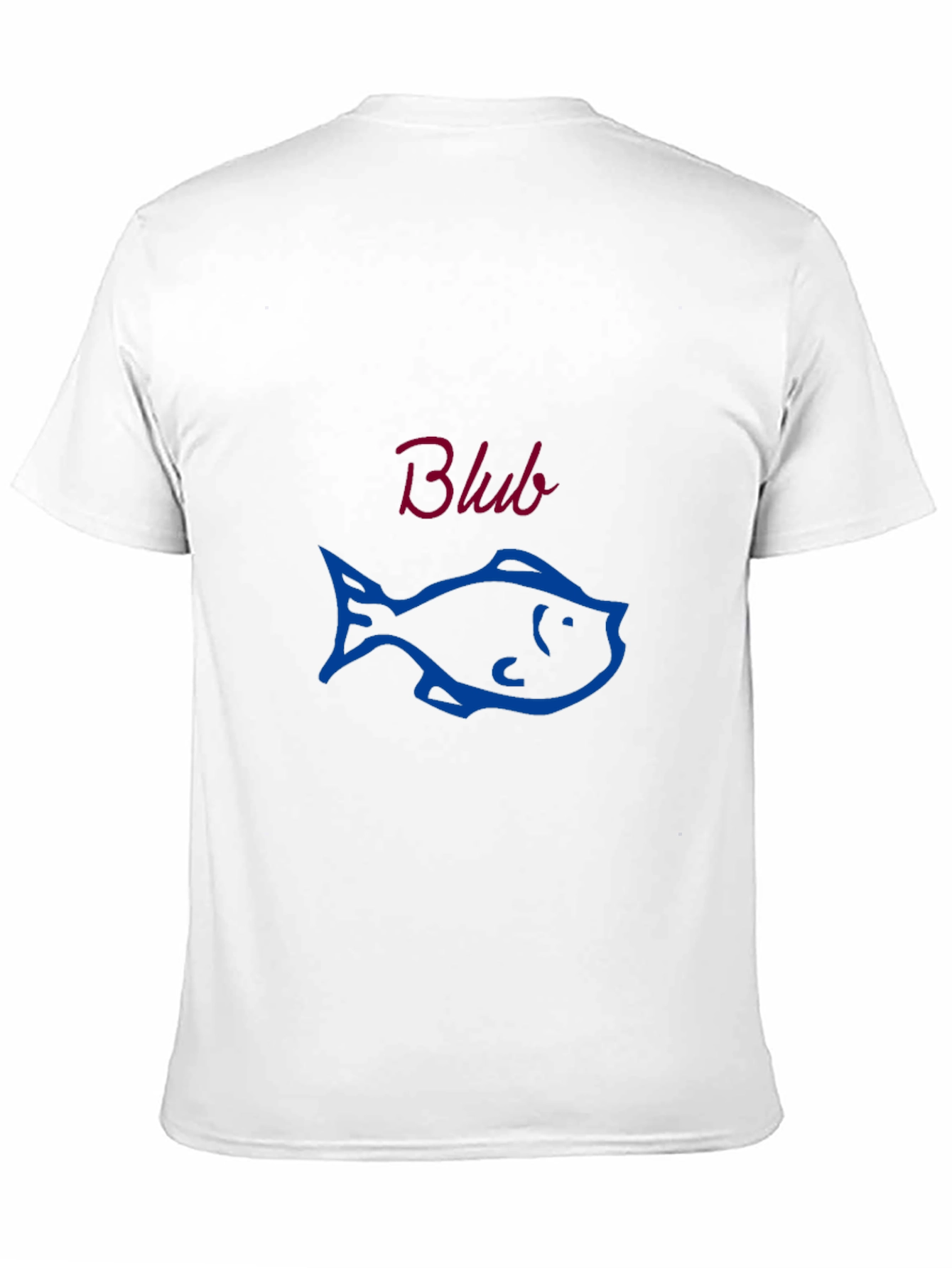 Blub Fish Graphic Tee - Black Casual Comfort