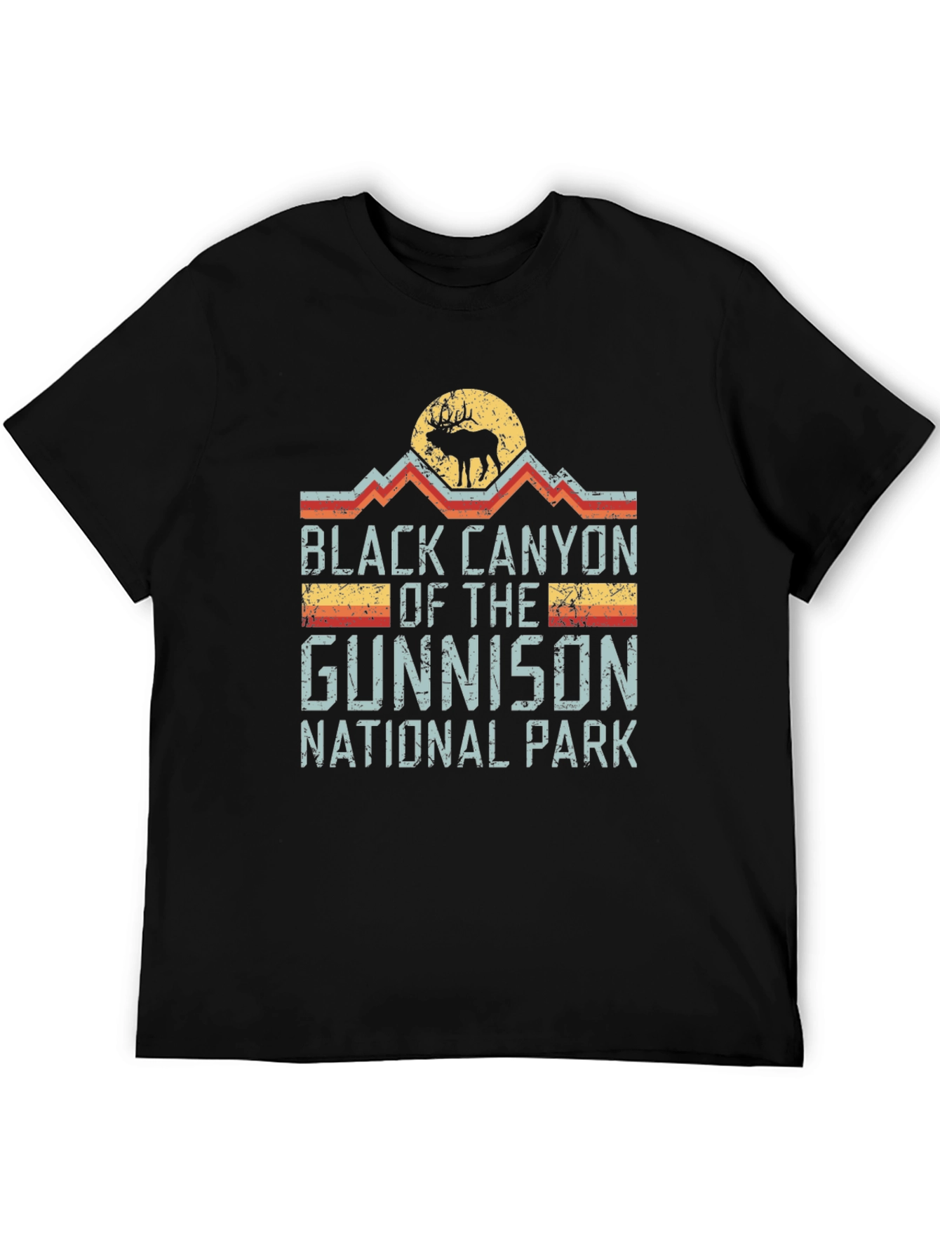 Black Canyon National Park Retro T-Shirt