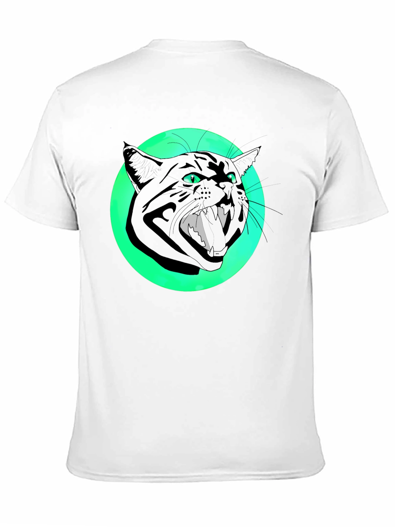 Black Cat Graphic Tee - Mens Short Sleeve T-Shirt