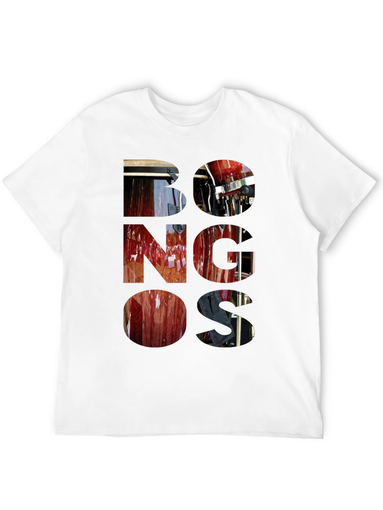Bongos Graphic T-Shirt - Stylish Music Lover Tee