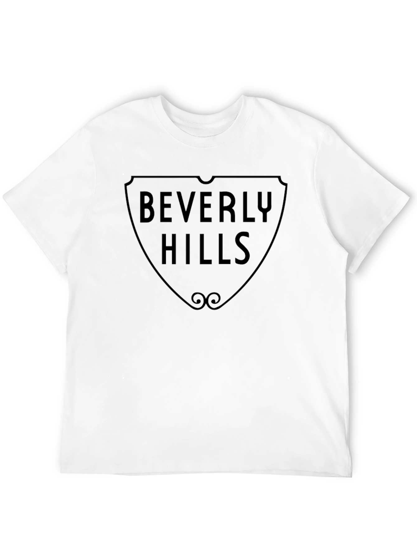Beverly Hills Shield Graphic Tee - Soft Cotton